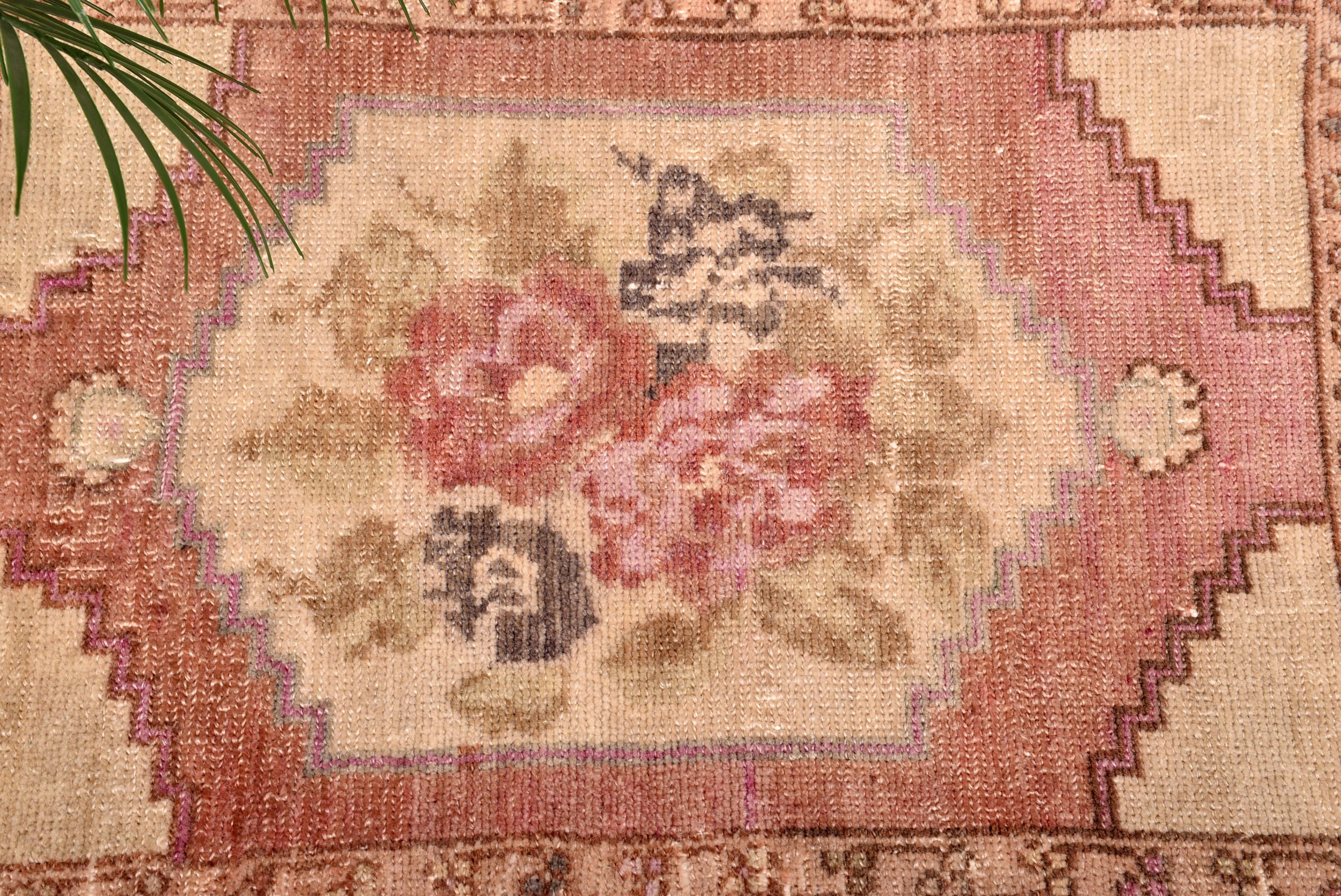 Aztek Halısı, Yatak Odası Halısı, Türk Halısı, Oryantal Halılar, Küçük Boho Halıları, Vintage Halı, 1.5x2.2 ft Küçük Halı, Bej El Dokuma Halısı, Yer Halısı