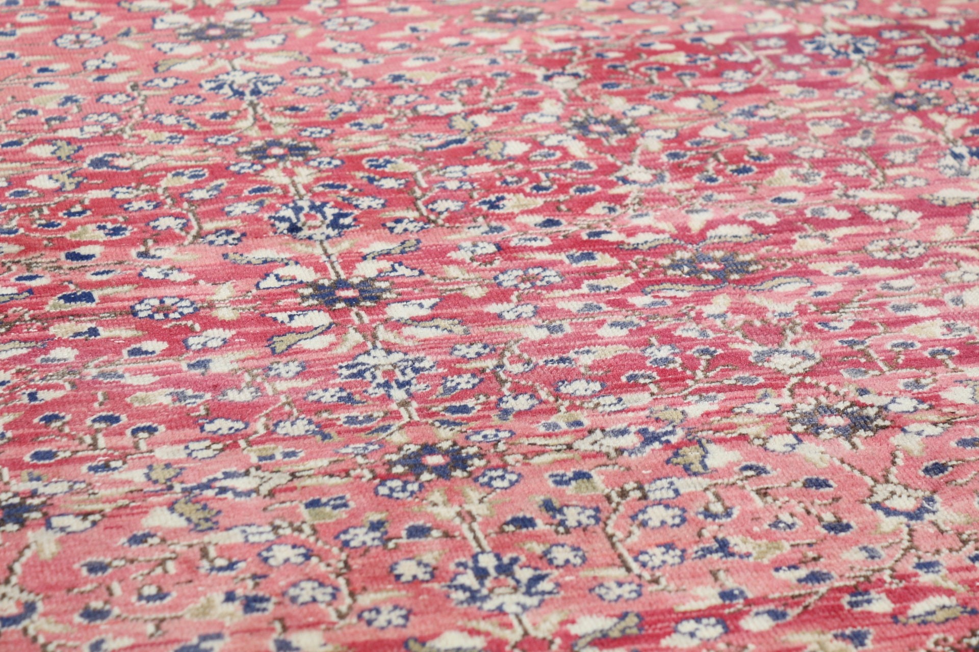 Salon Rug, Pastel Rugs, 6.4x9.4 ft Large Rug, Pink Oriental Rug, Vintage Rug, Home Decor Rug, Turkish Rug, Antique Rugs, Dining Room Rugs