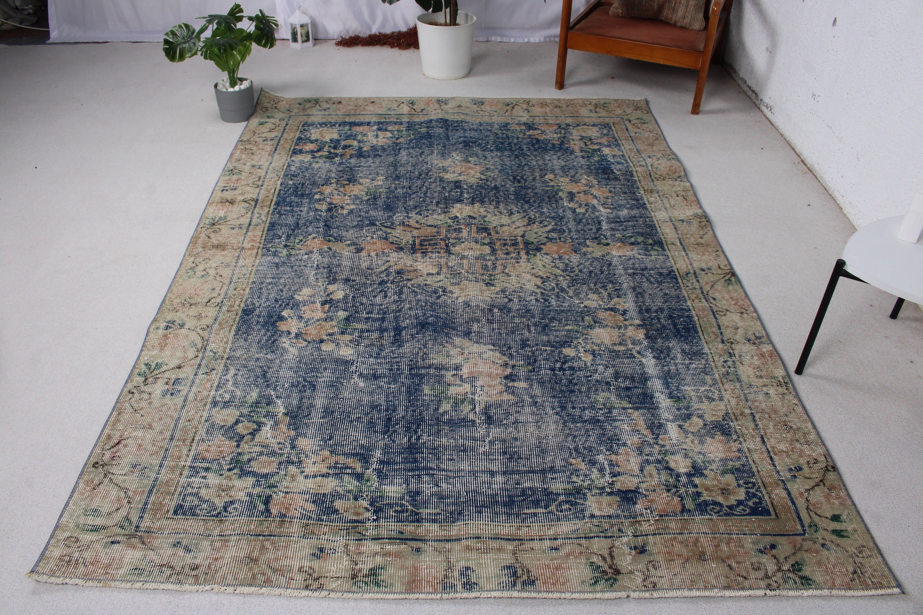 5.7x8.1 ft Large Rugs, Large Boho Rugs, Turkish Rugs, Kitchen Rugs, Flatweave Rugs, Beige Luxury Rugs, Vintage Rug, Large Vintage Rugs