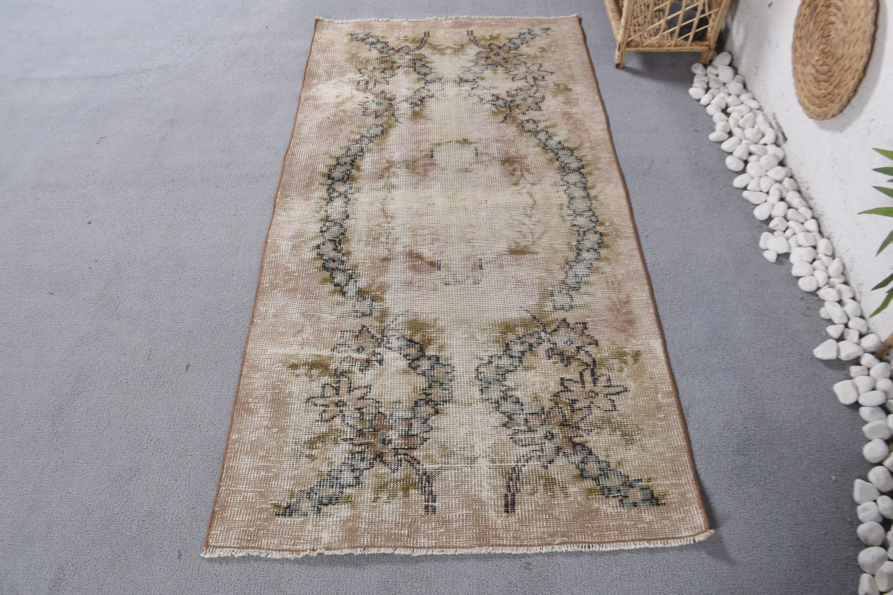 Modern Halılar, Dekoratif Halılar, 2,9x5,7 ft Accent Halı, Vintage Halılar, Siyah Ev Dekor Halıları, Türk Halıları, Yatak Odası Halıları