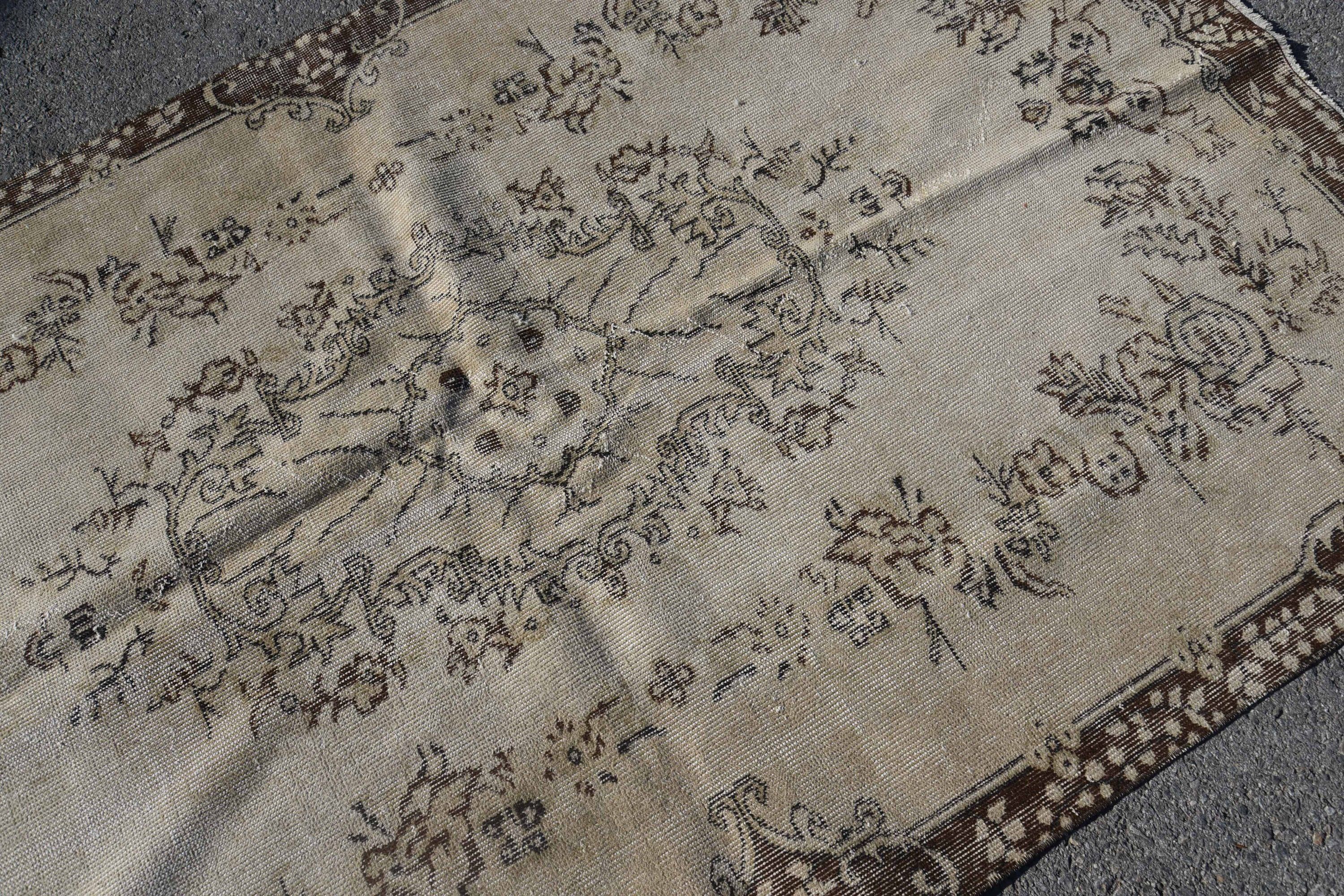 Old Rug, Kitchen Rug, Colorful Rugs, Cool Rug, Vintage Rugs, Aesthetic Rug, Rugs for Nursery, Indoor Rugs, Turkish Rug, 4.7x7.9 ft Area Rug