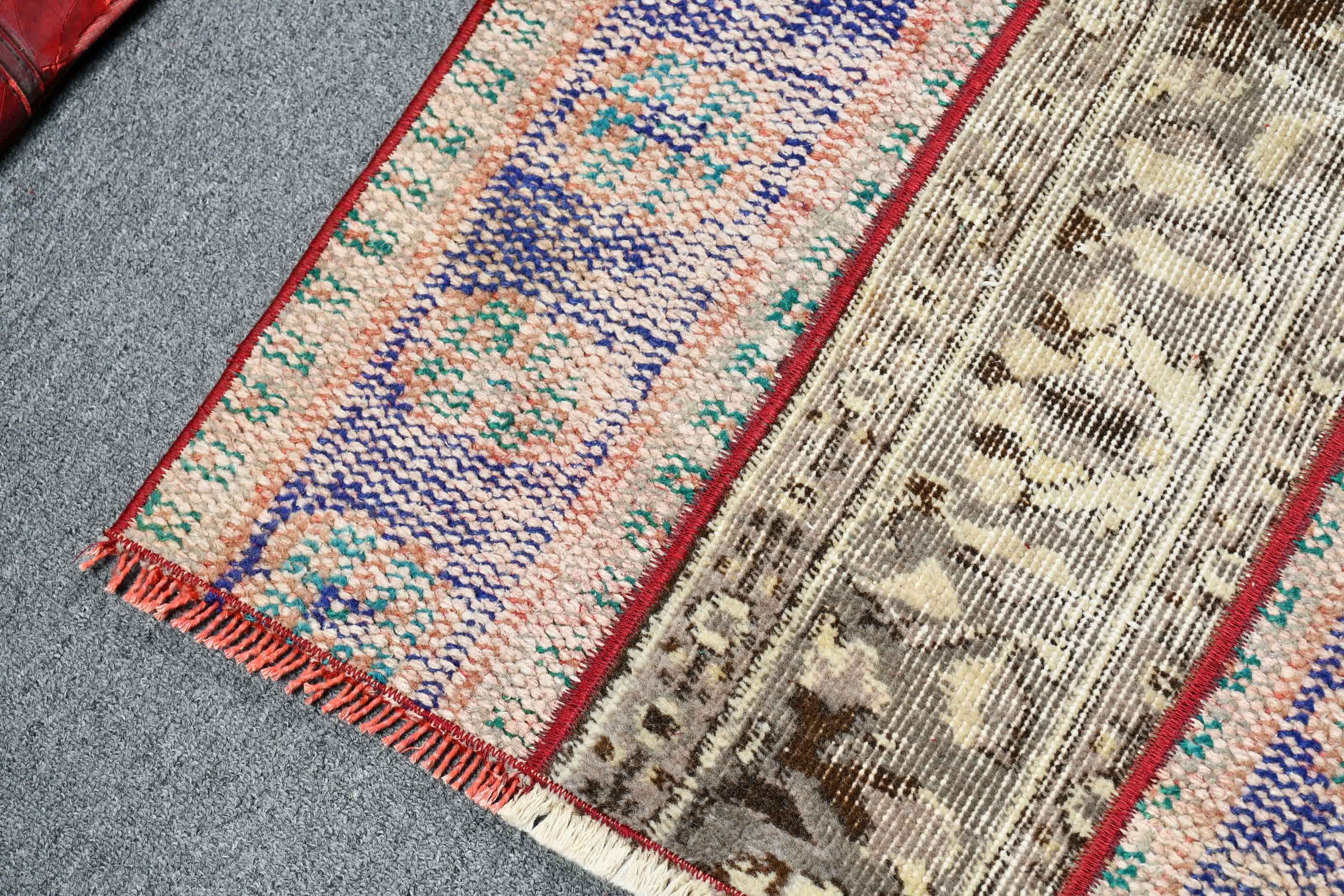 Bedroom Rug, Eclectic Rugs, Blue  2.1x2.8 ft Small Rug, Door Mat Rug, Moroccan Rugs, Turkish Rug, Vintage Rug, Antique Rugs