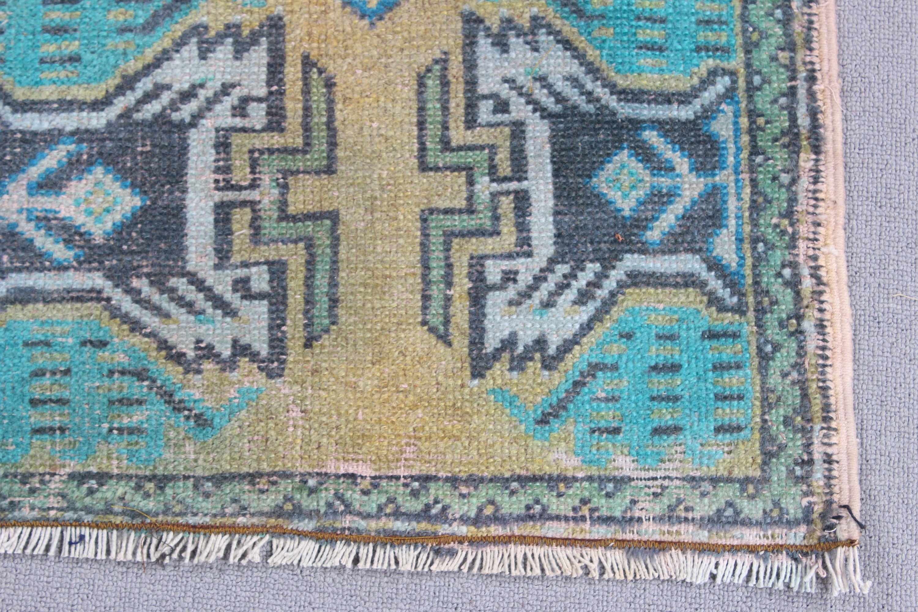 Decorative Rug, Bath Rug, Turkish Rugs, Neutral Rug, Nursery Rug, Green Moroccan Rugs, Moroccan Rugs, 1.7x3.1 ft Small Rugs, Vintage Rugs