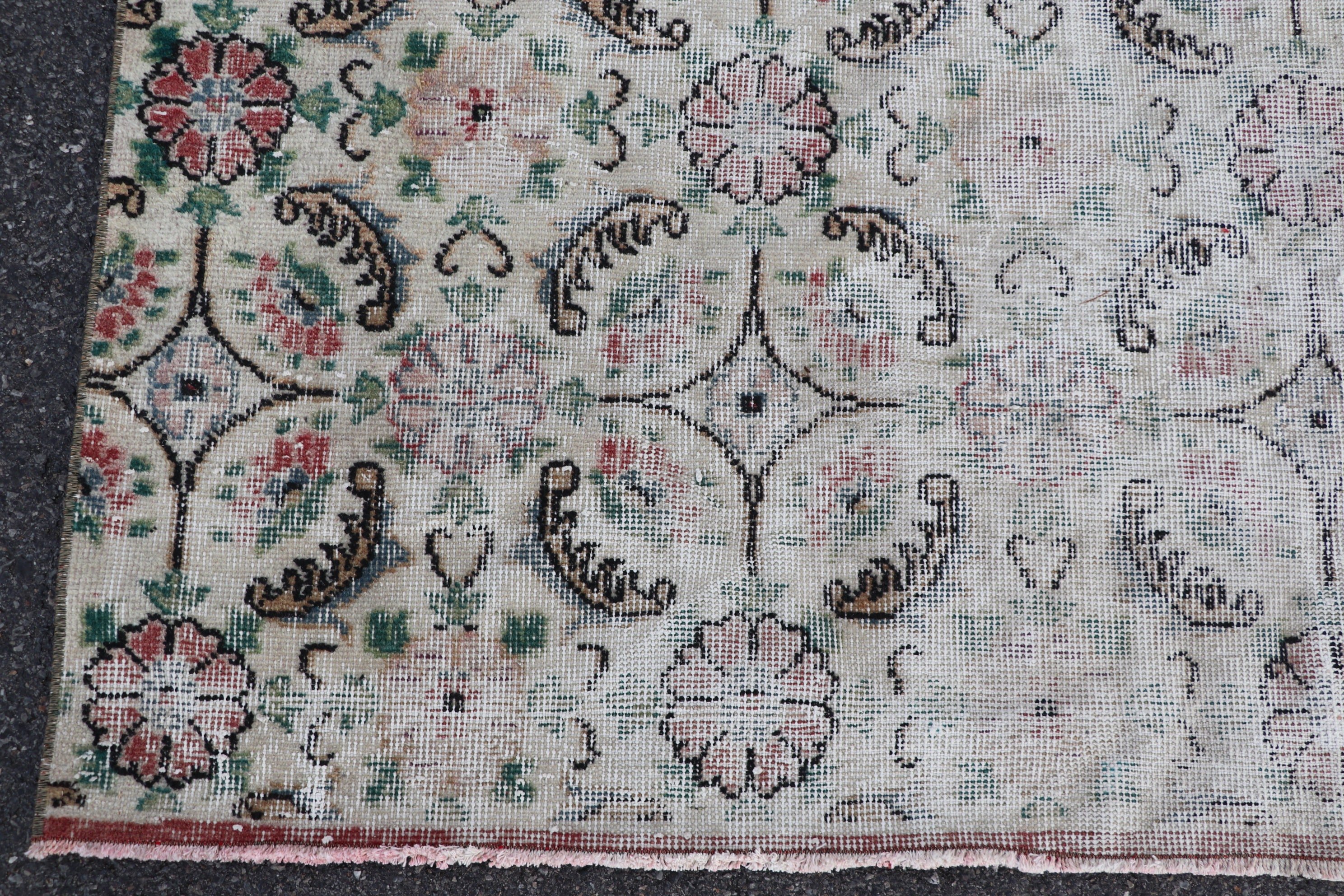 Kitchen Rugs, Vintage Rug, Bedroom Rugs, Turkish Rug, Beige Moroccan Rugs, 6.1x9.5 ft Large Rug, Anatolian Rugs, Cute Rug, Dining Room Rugs