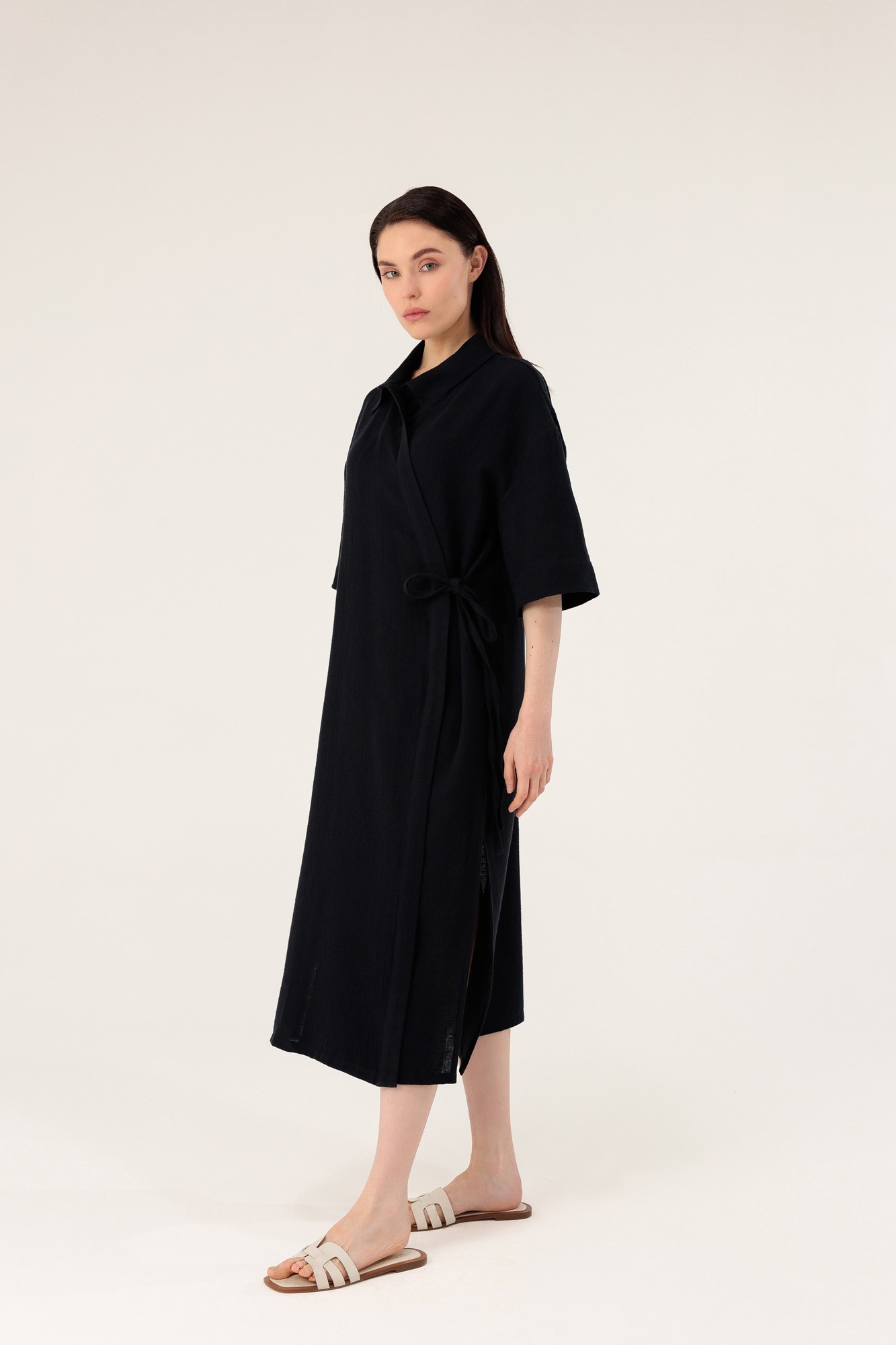 Kemerli Müslin Kimono