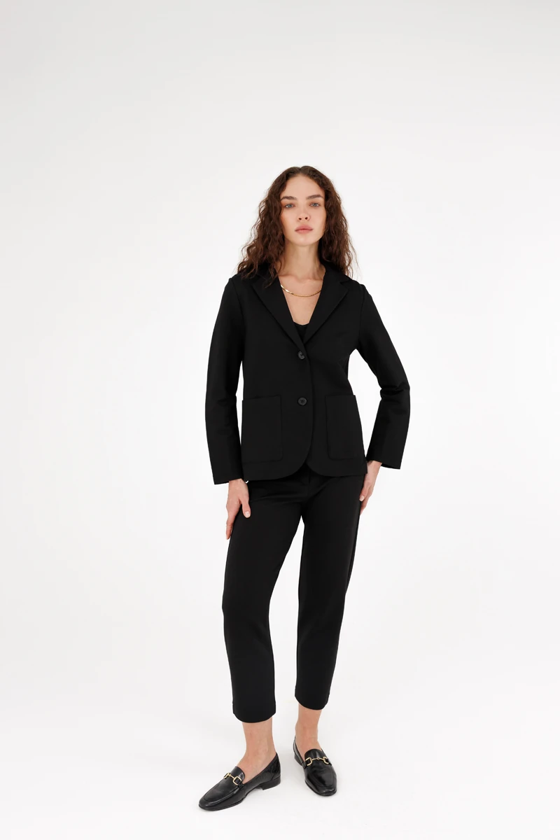 Cep Detaylı Blazer Ceket