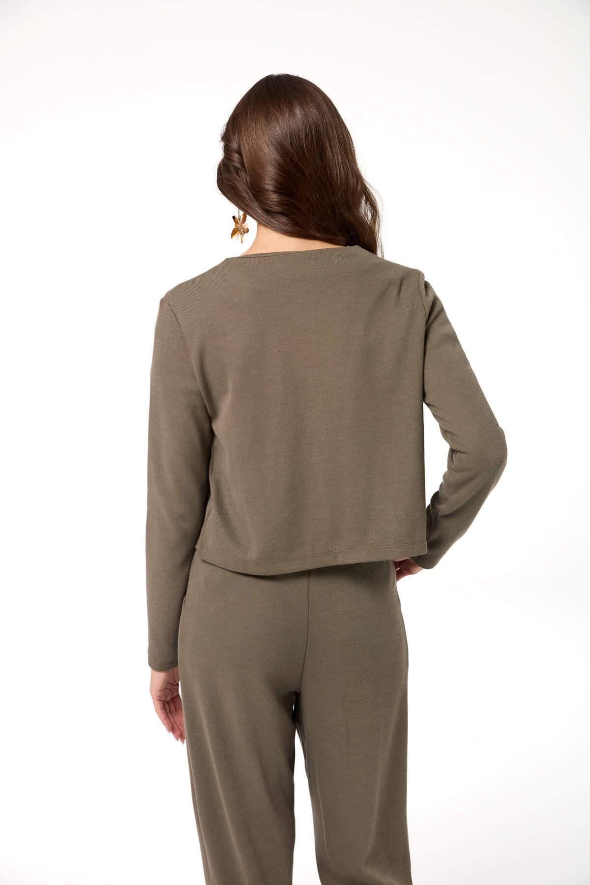 Düğmeli Basic Hırka