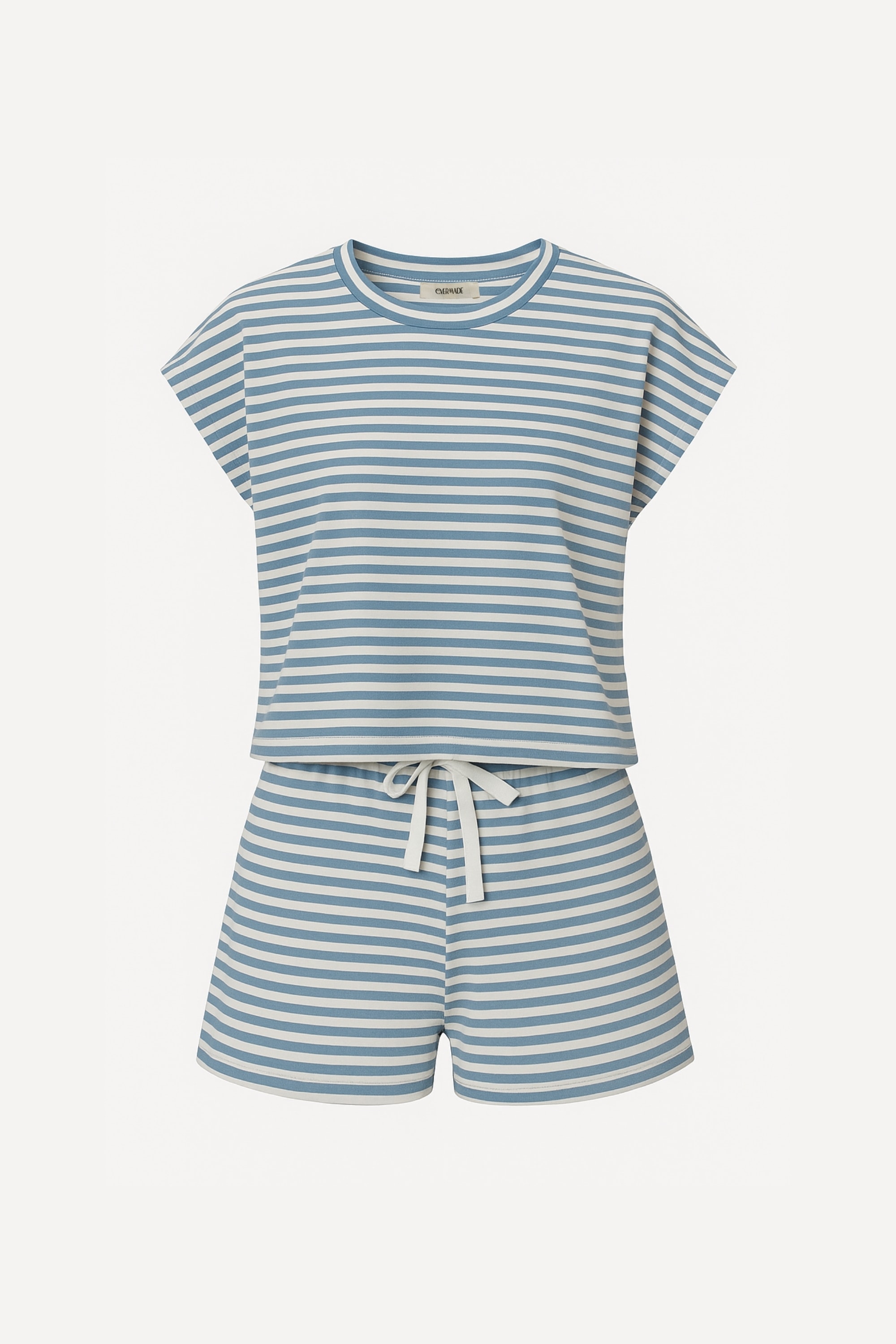 Pamuk Modal Çizgili Pijama Takımı