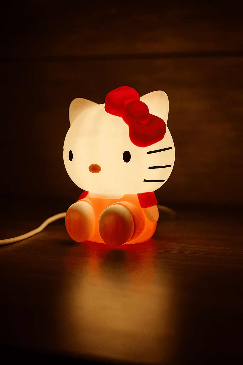Hello Kitty Şeklinde Gece Lambası