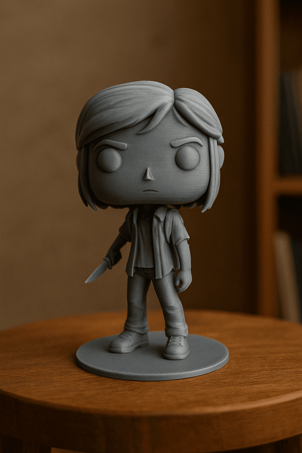 Last of Us Ellie Figürü (Boyalarıyla Birlikte)