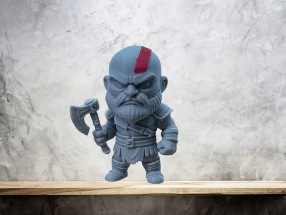 God Of War Mini Kratos Heykeli