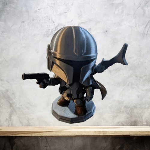 Mandalorian Chibi Figür