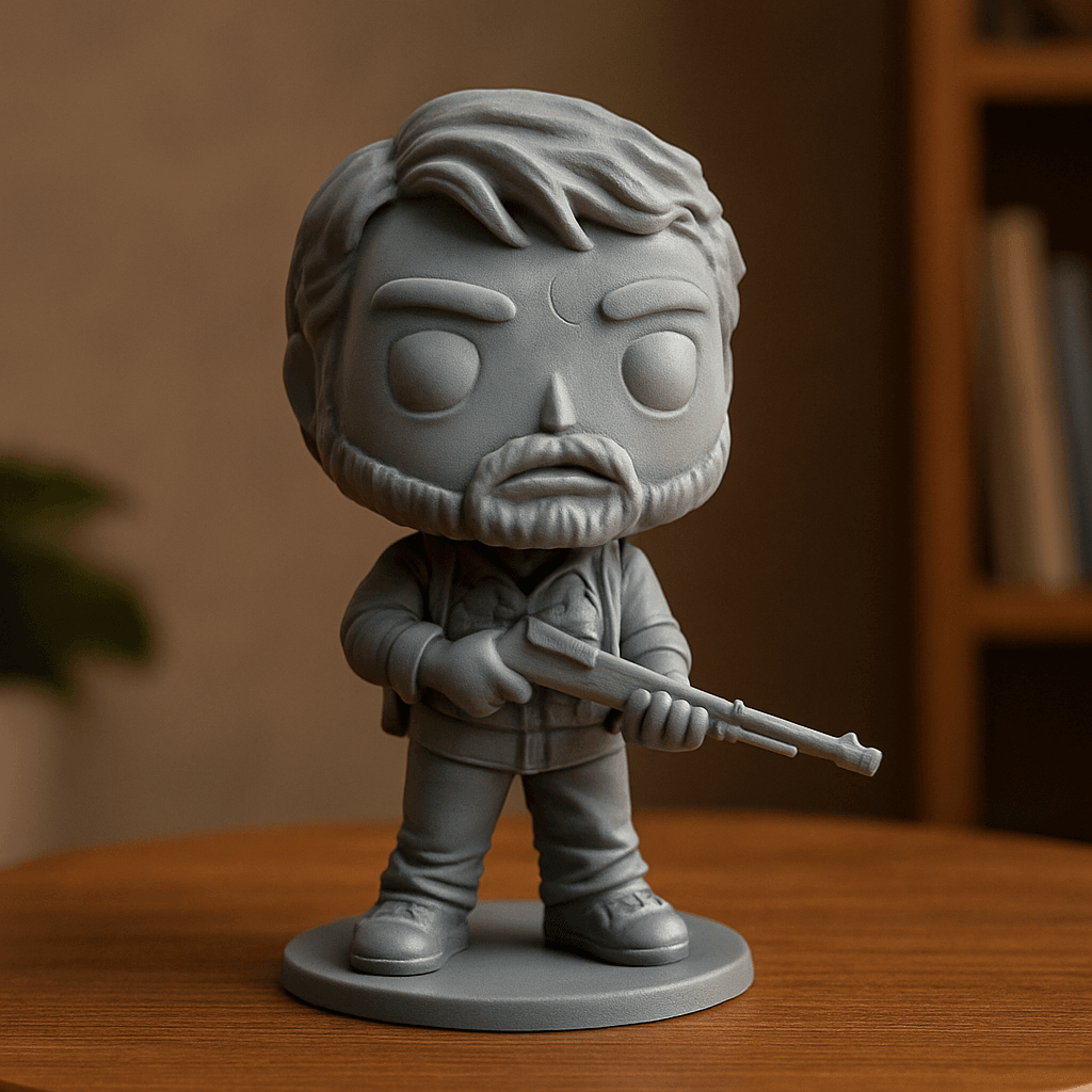 Last of Us Joel Figürü (Boyalarıyla Birlikte)
