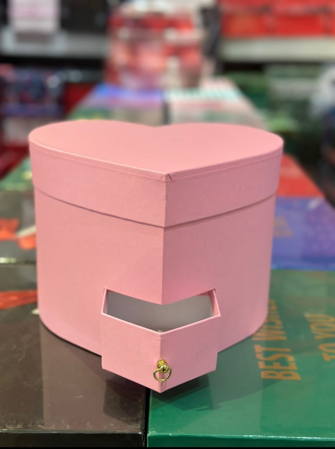 Pembe Kalpli Çekmeceli Kutu