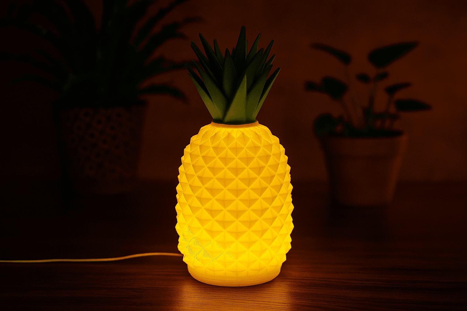 Ananas Şeklinde Gece Lambası