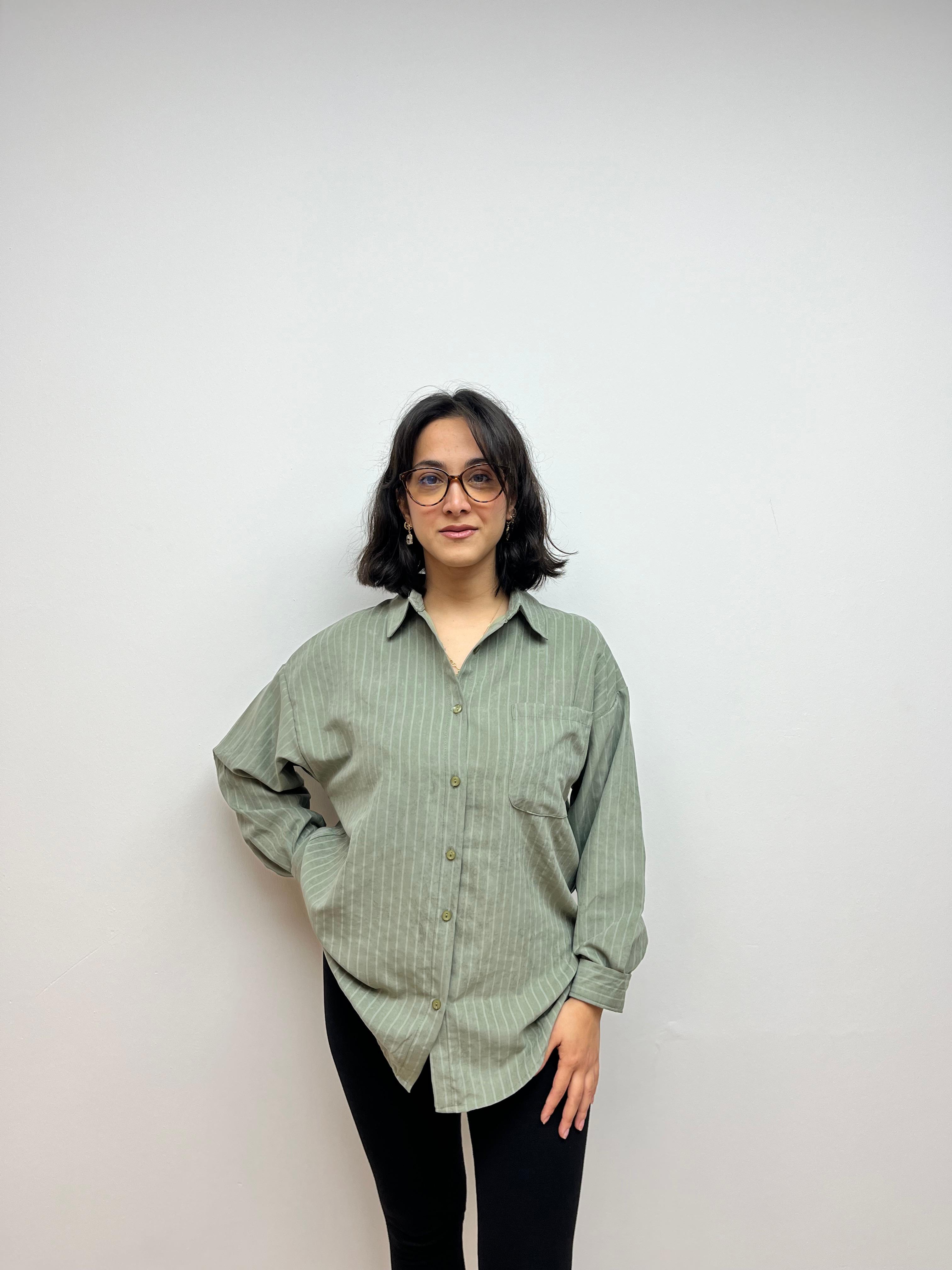 Rahat Kalıp Oversize Gömlek - HAKİ