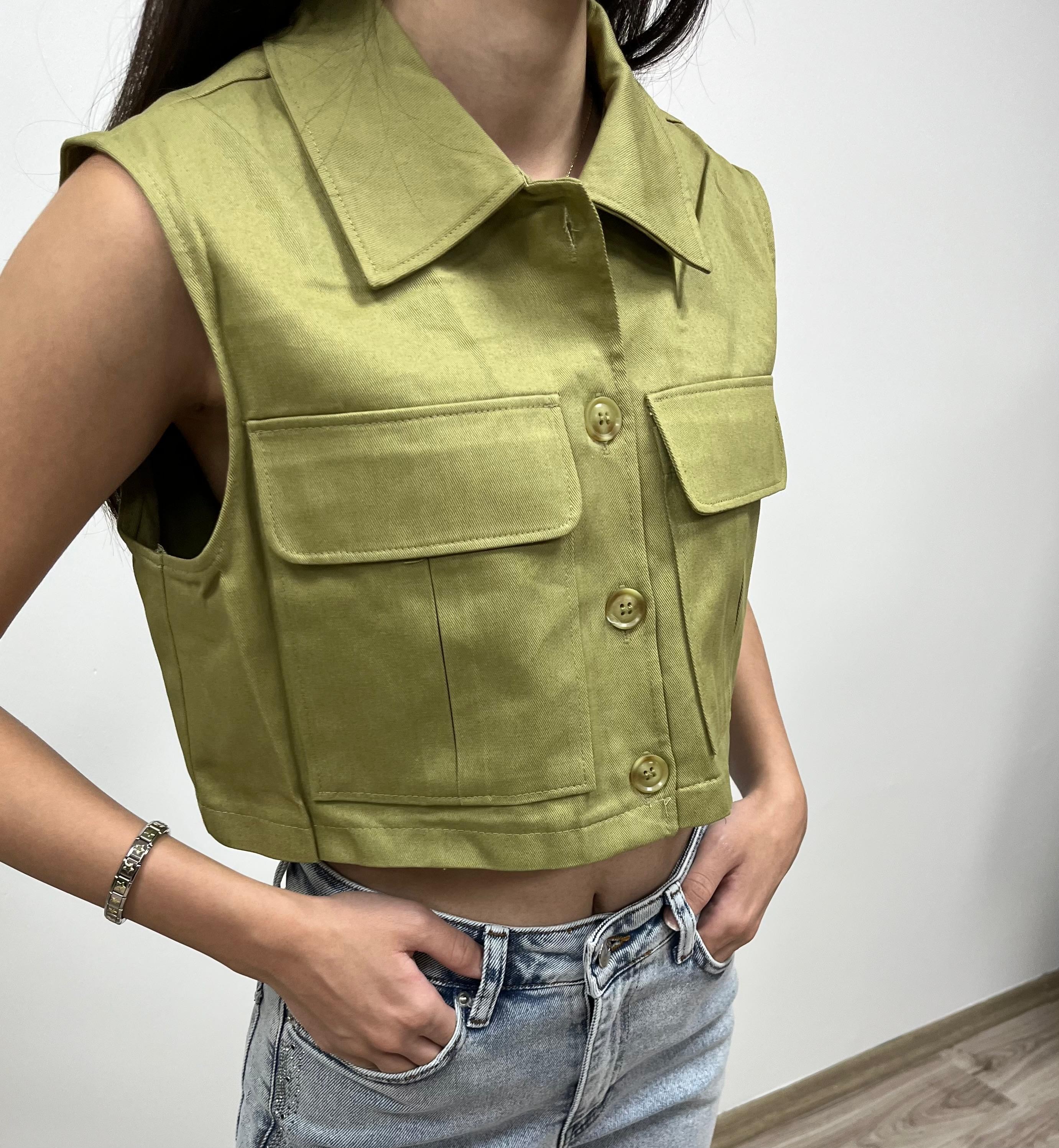 Cepli Crop Yelek
