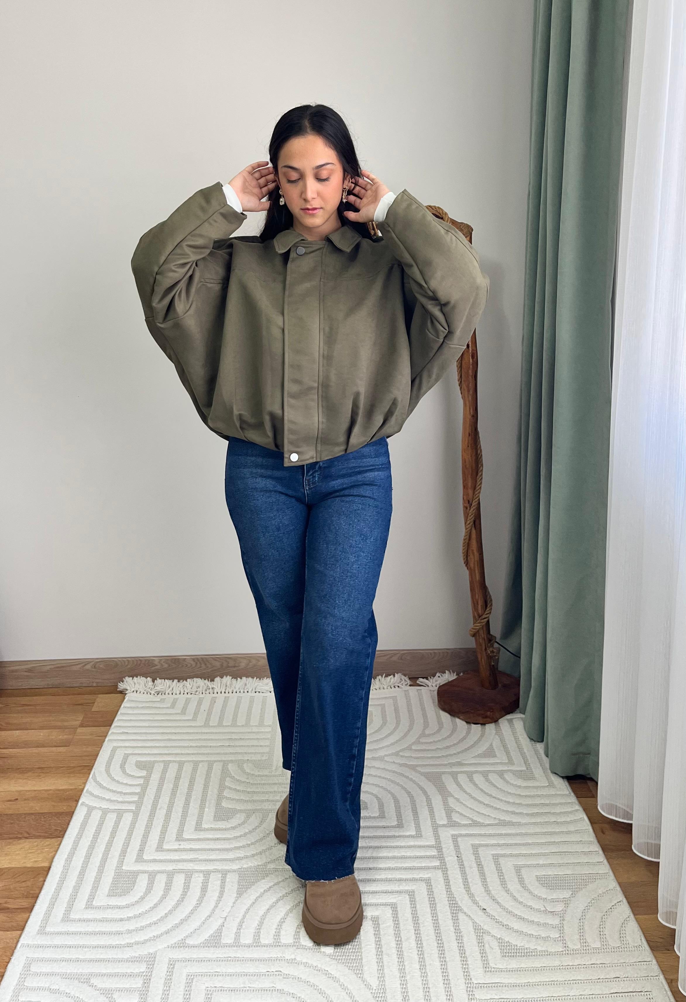 Süet Bomber Ceket