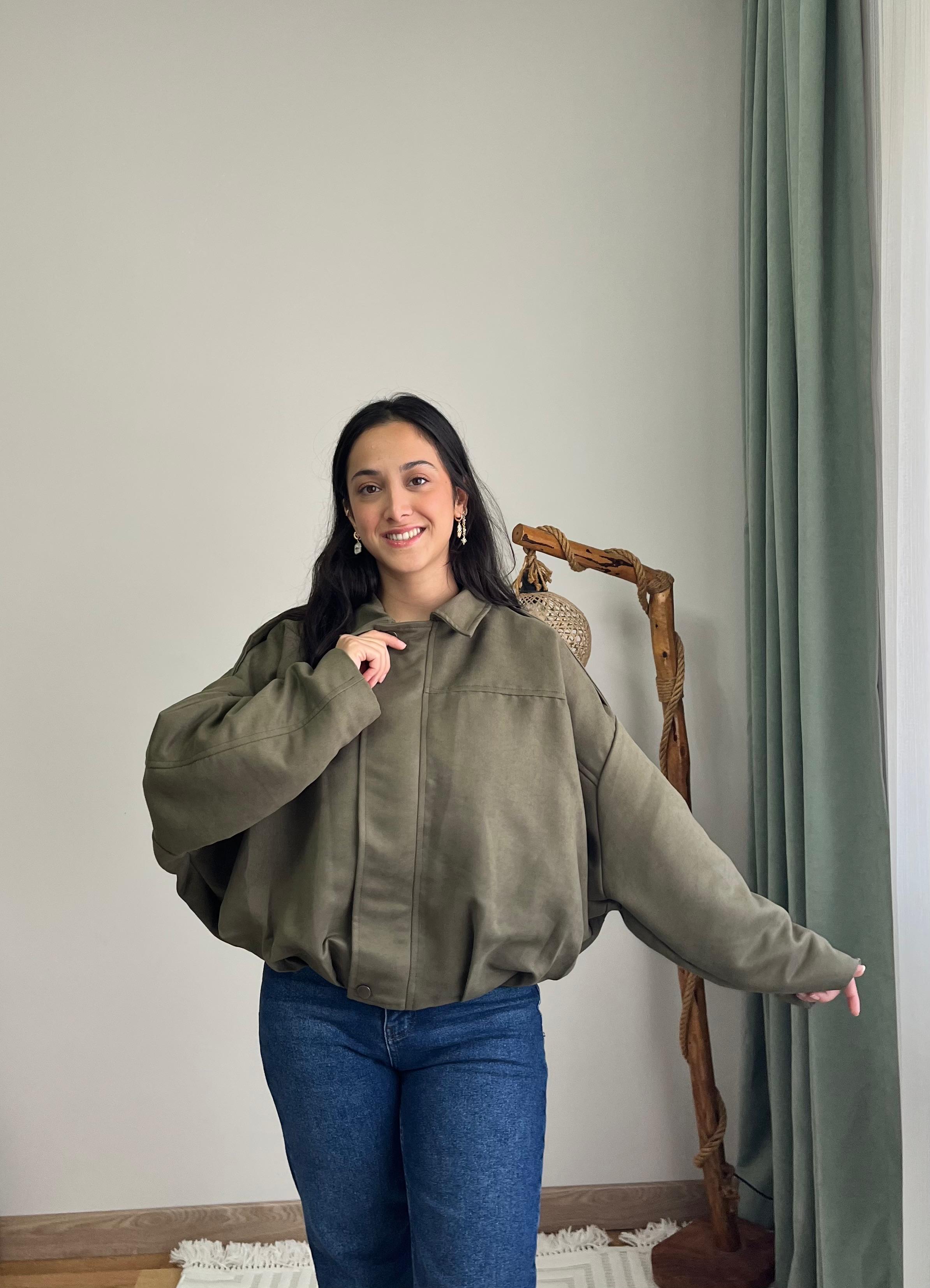 Süet Bomber Ceket