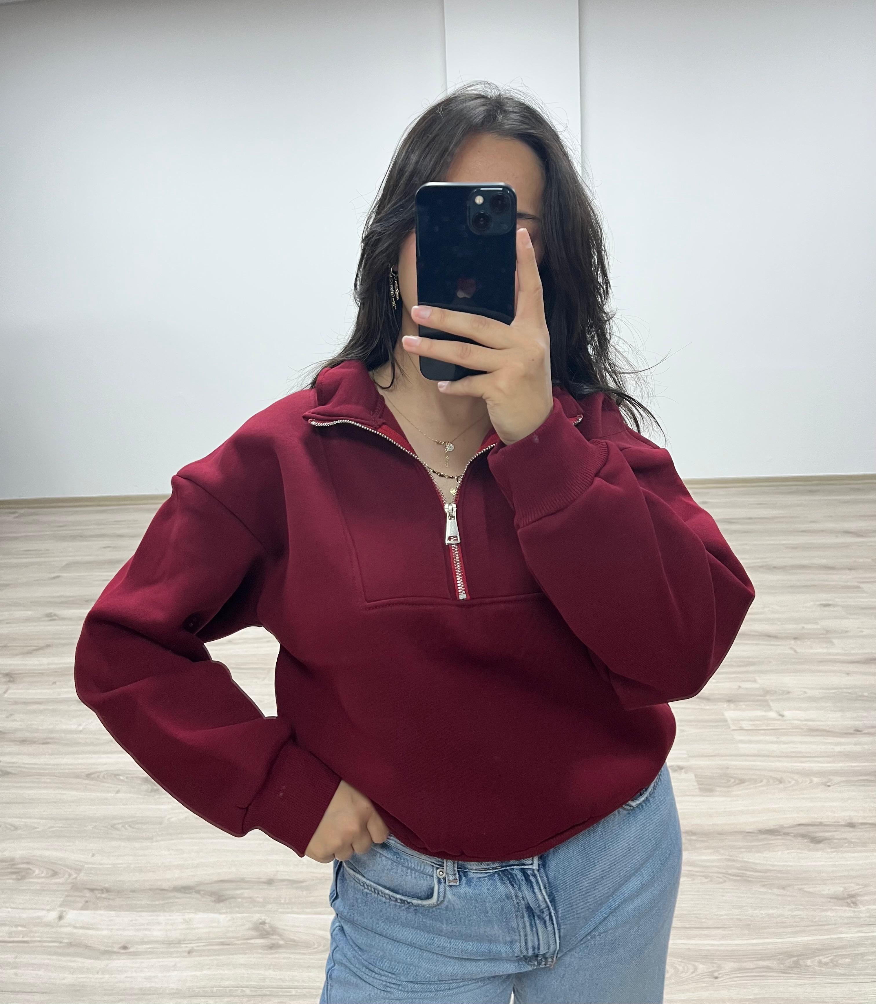 3 İplik Şardonlu Sweatshirt