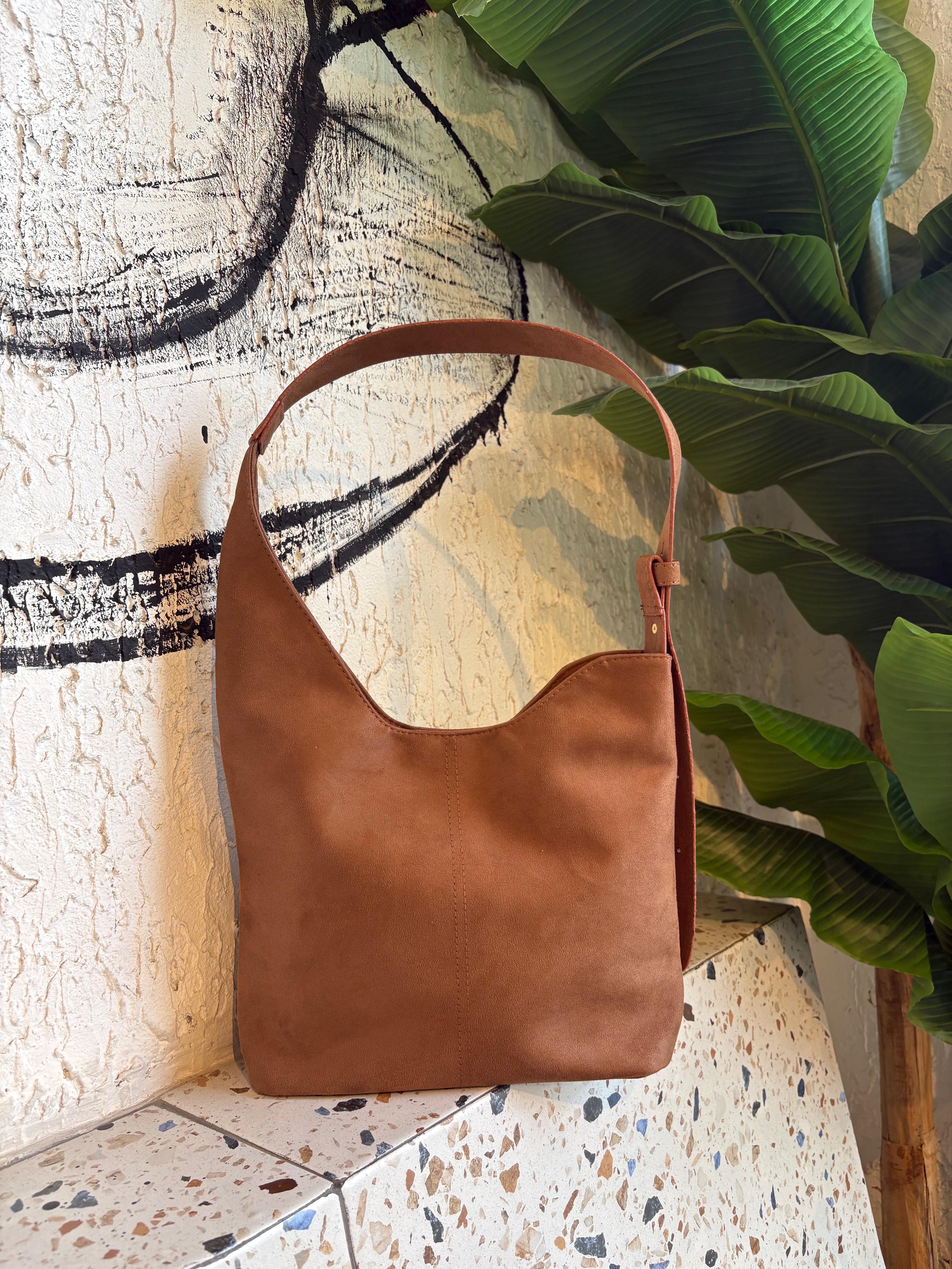 Elaris Süet Omuz Çantası