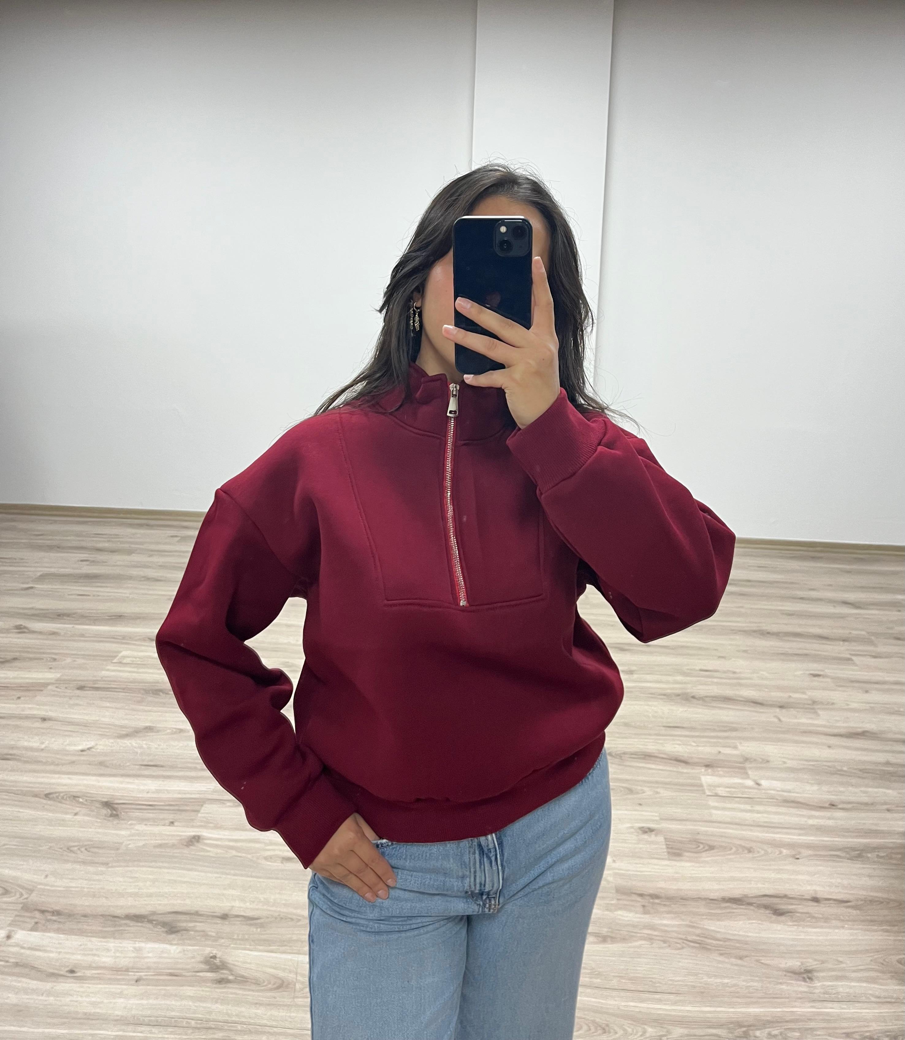 3 İplik Şardonlu Sweatshirt