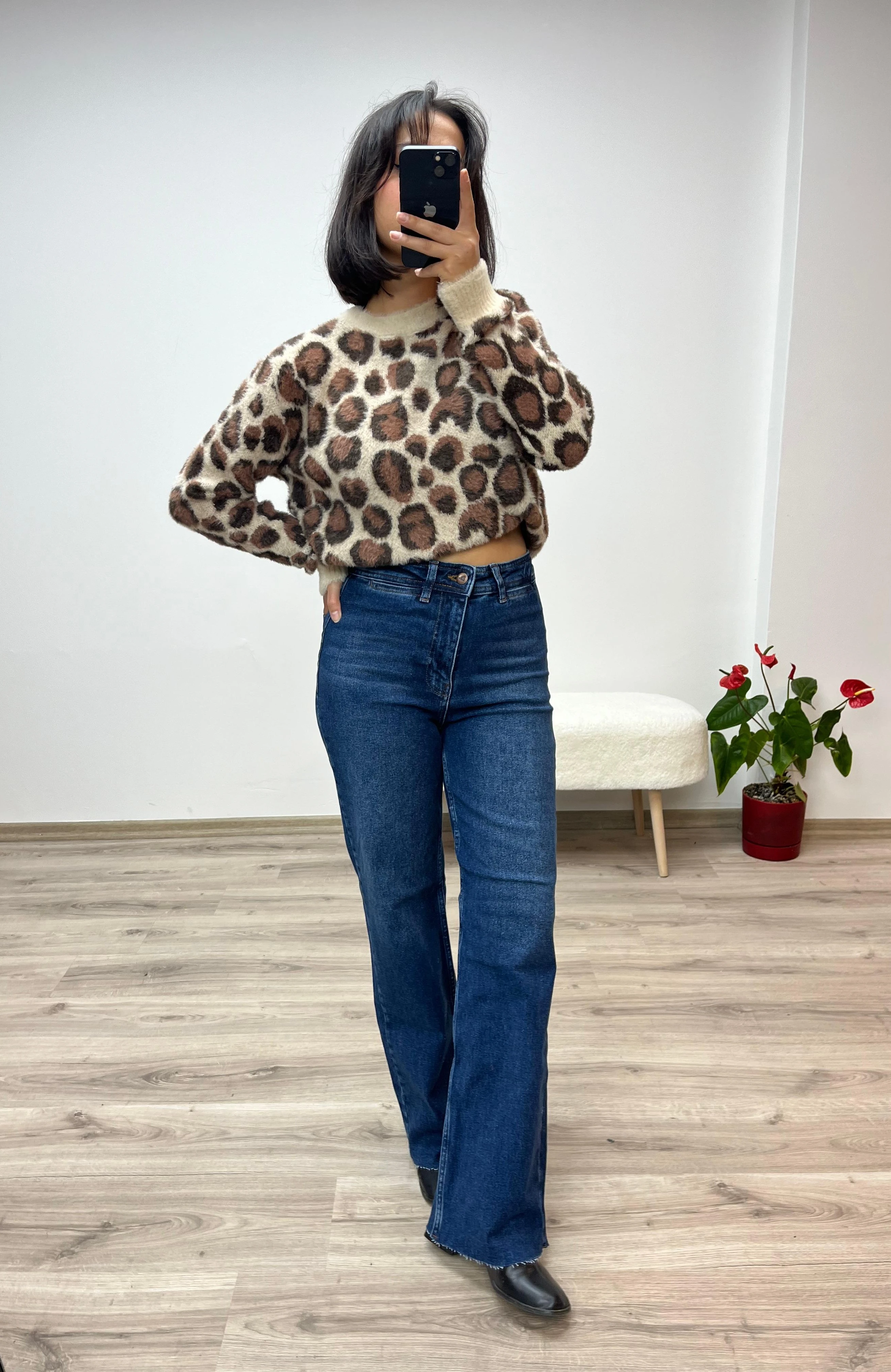 Bol Paça Palazzo Kot Pantolon