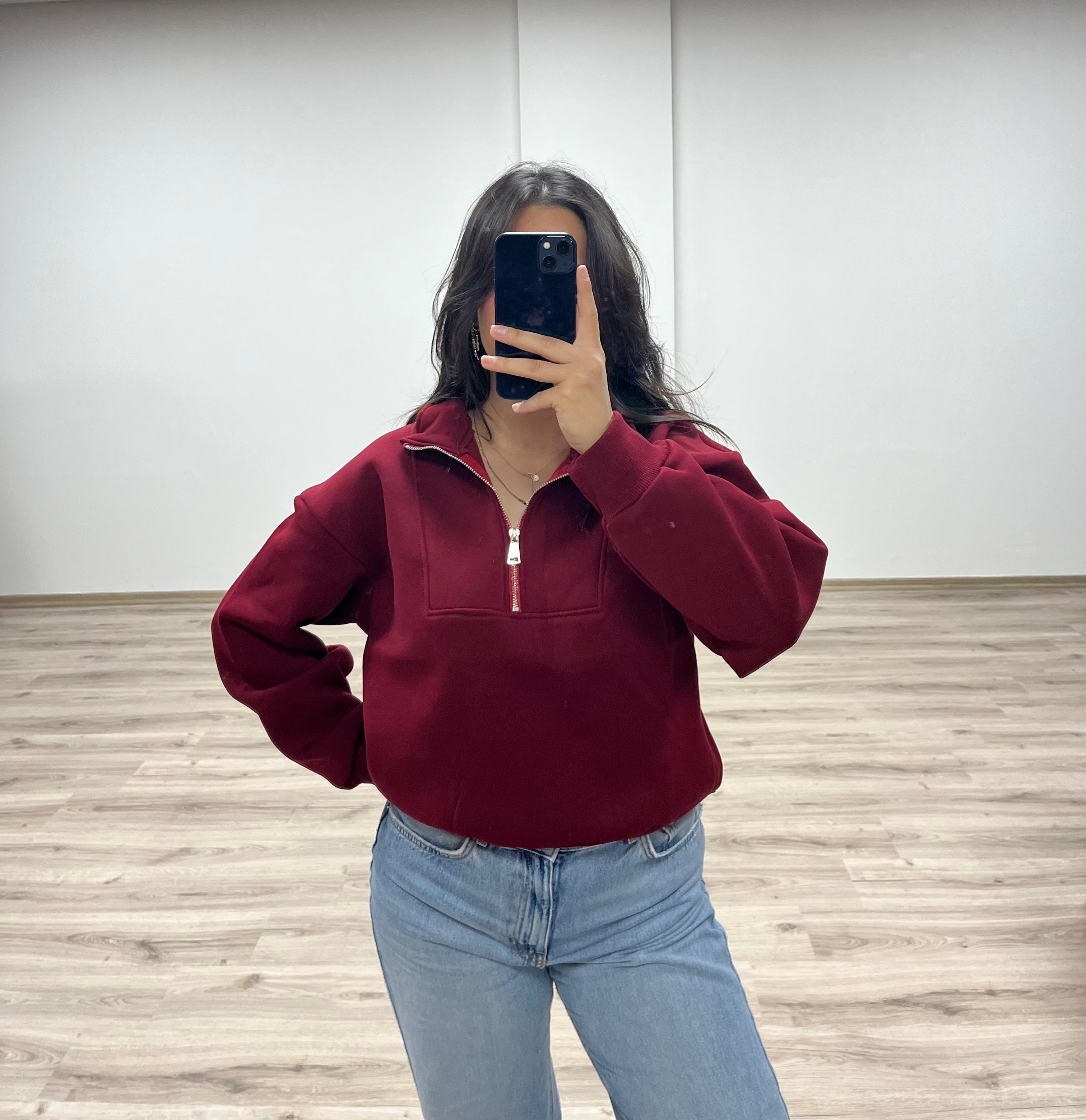 3 İplik Şardonlu Sweatshirt