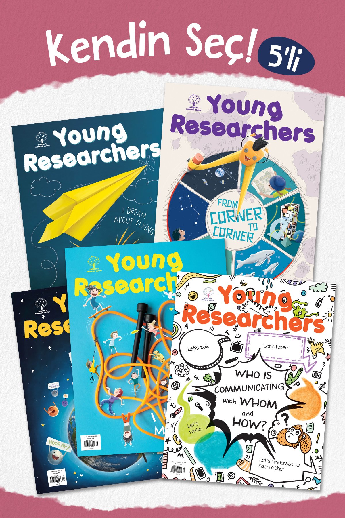 Young Researchers - Kendin Seç 5'li Set
