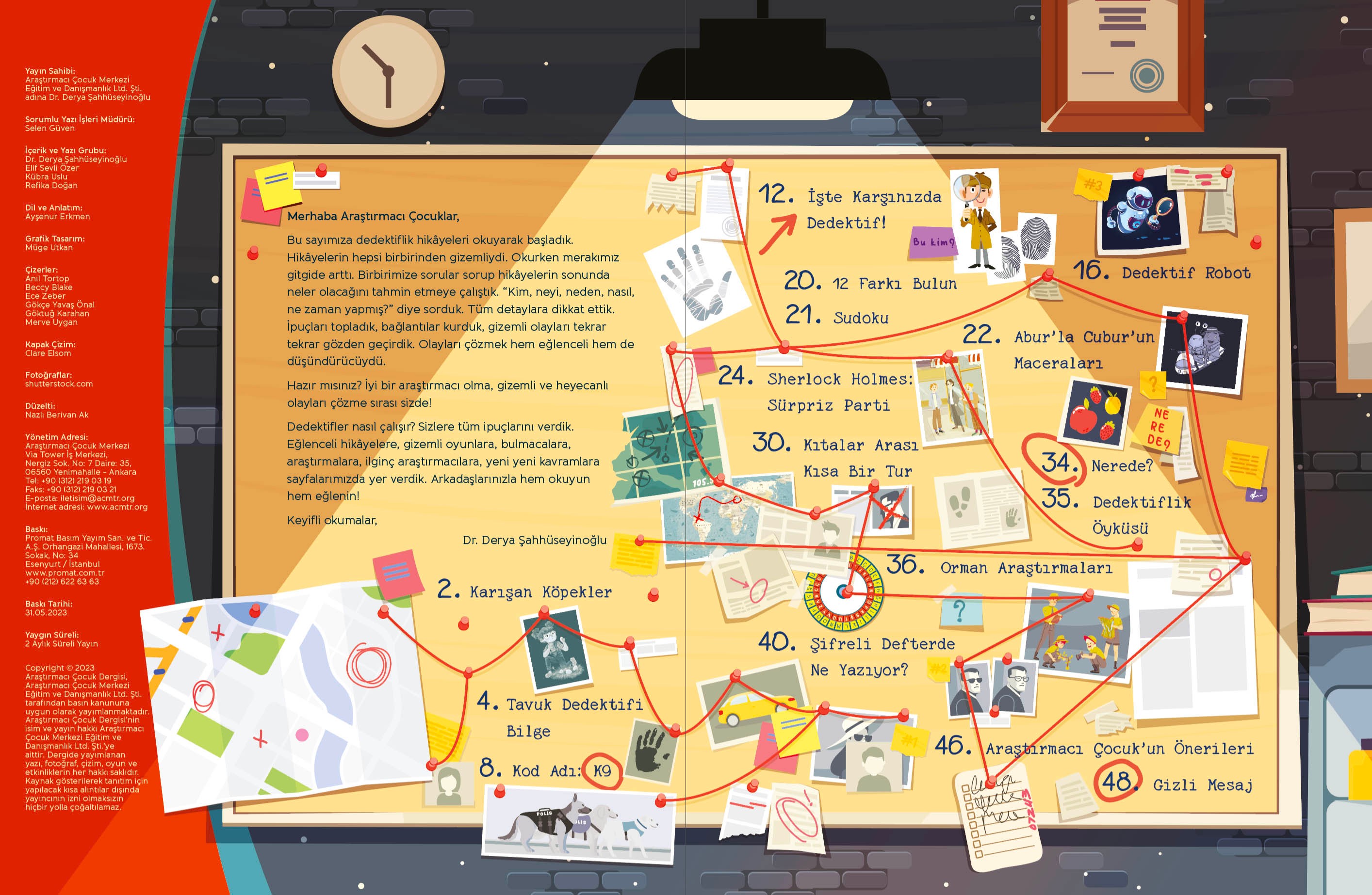 Araştırmacı Çocuk 54. Sayı: Dedektifler Nasıl Çalışır?