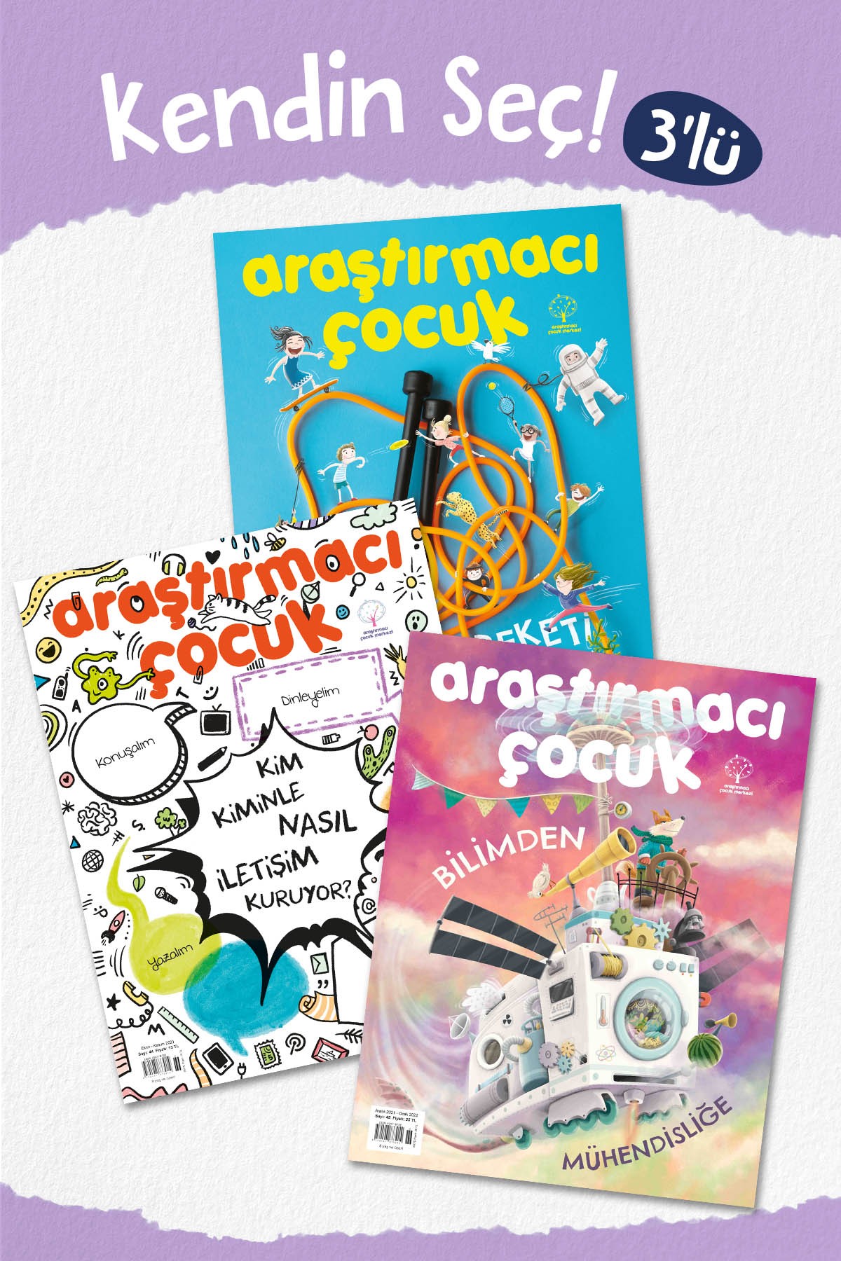 Araştırmacı Çocuk - Kendin Seç 3'lü Set