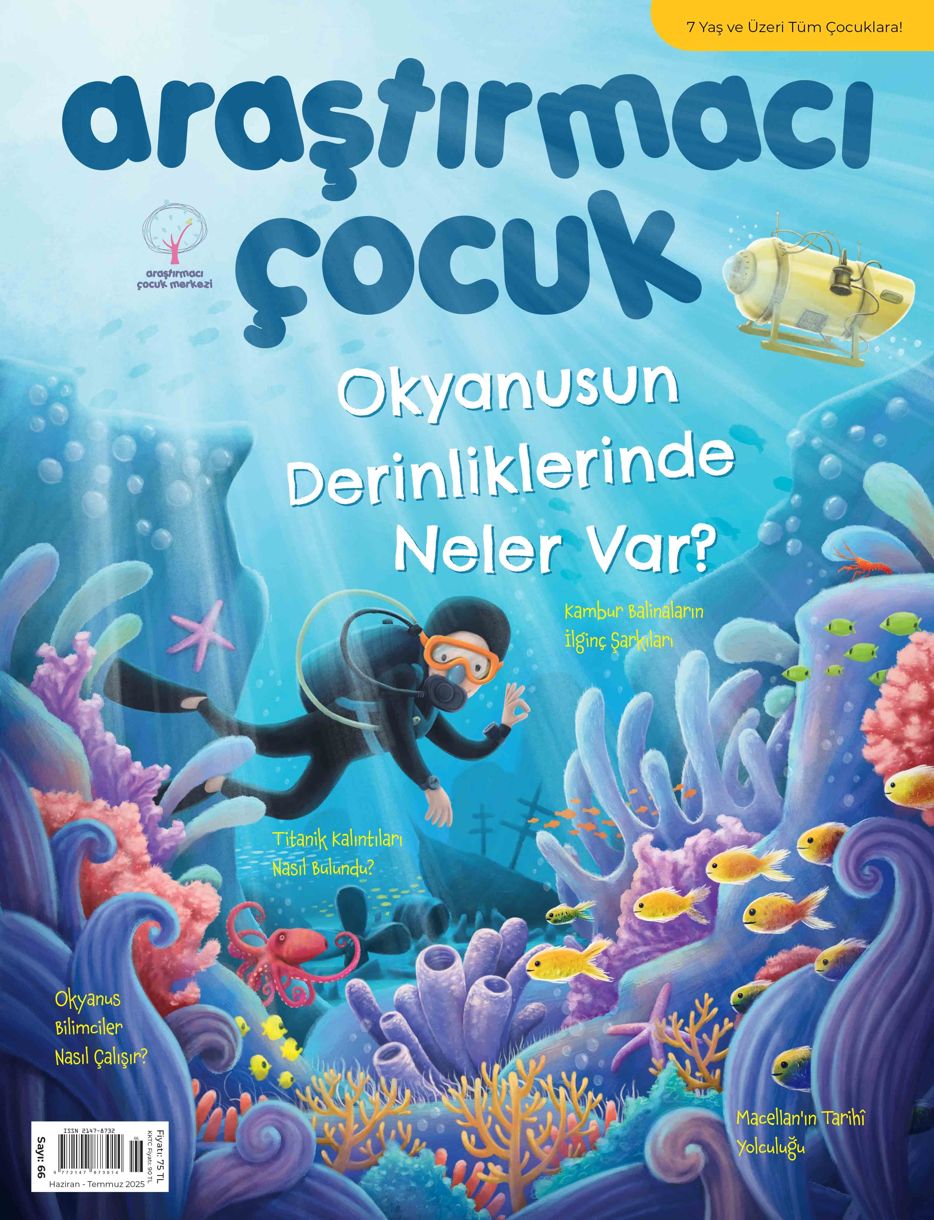 Araştırmacı Çocuk 66. Sayı: Okyanusun Derinliklerinde Neler Var?