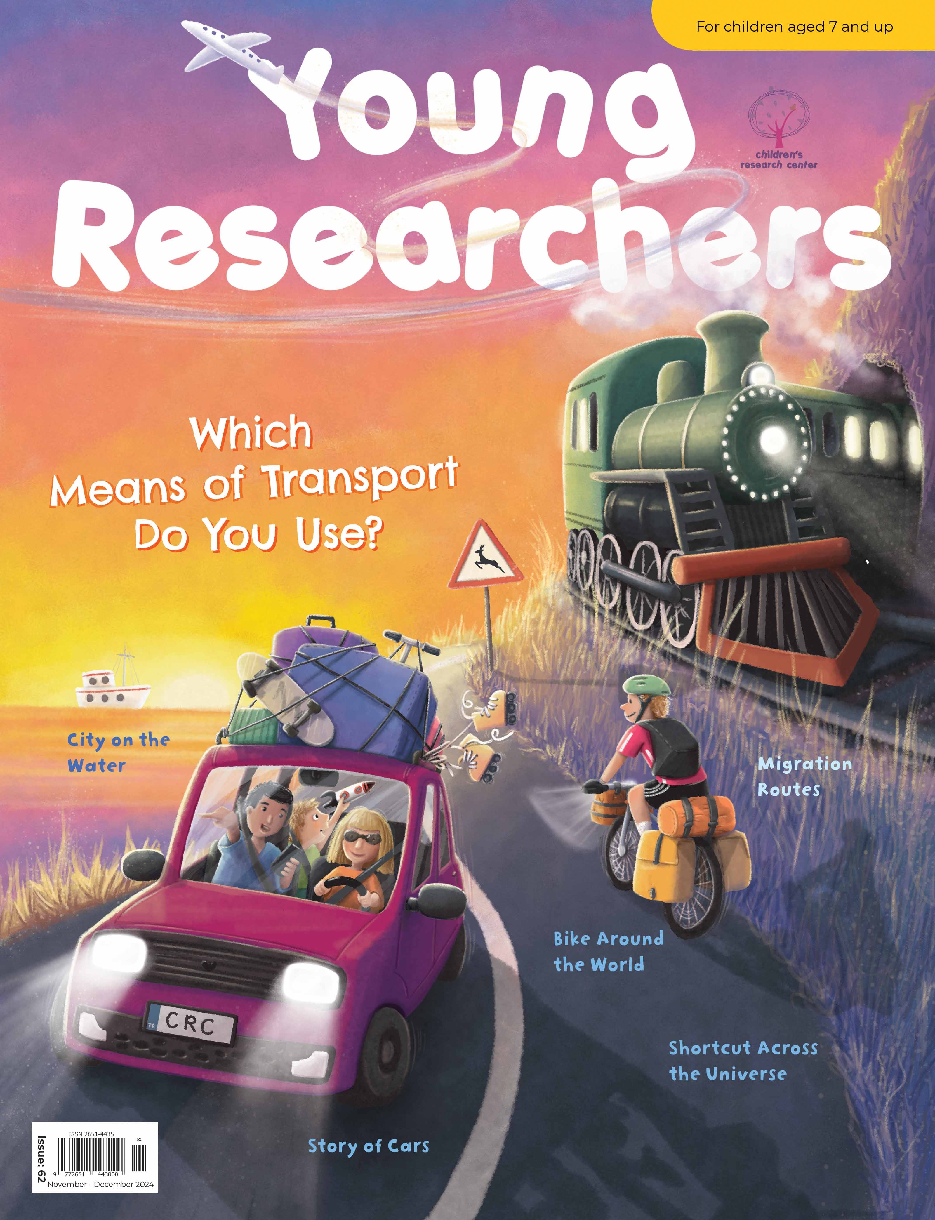 Young Researchers Issue 62: Which Means of Transport Do You Use?