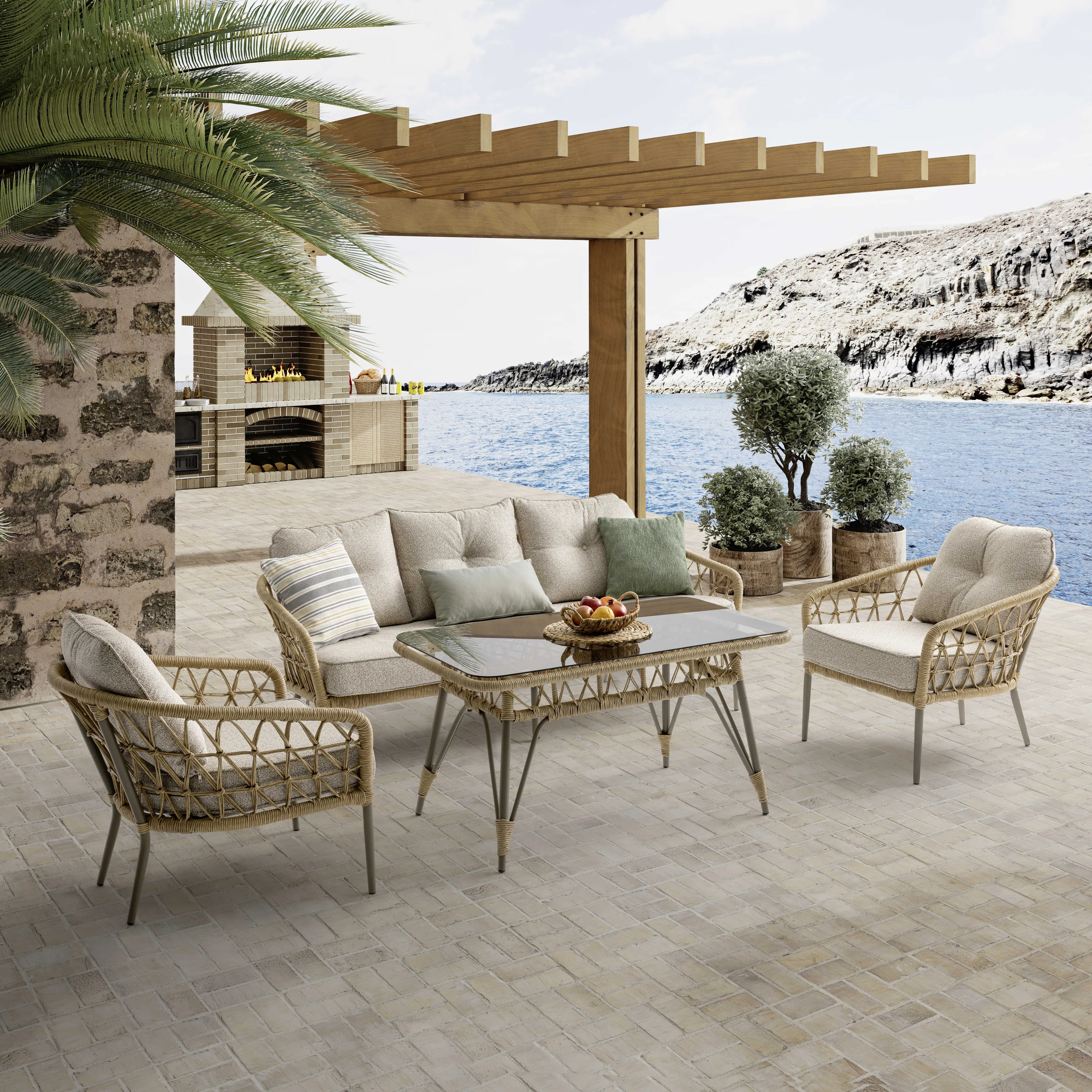 MİNA 3-1-1-S OTURMA TAKIMI