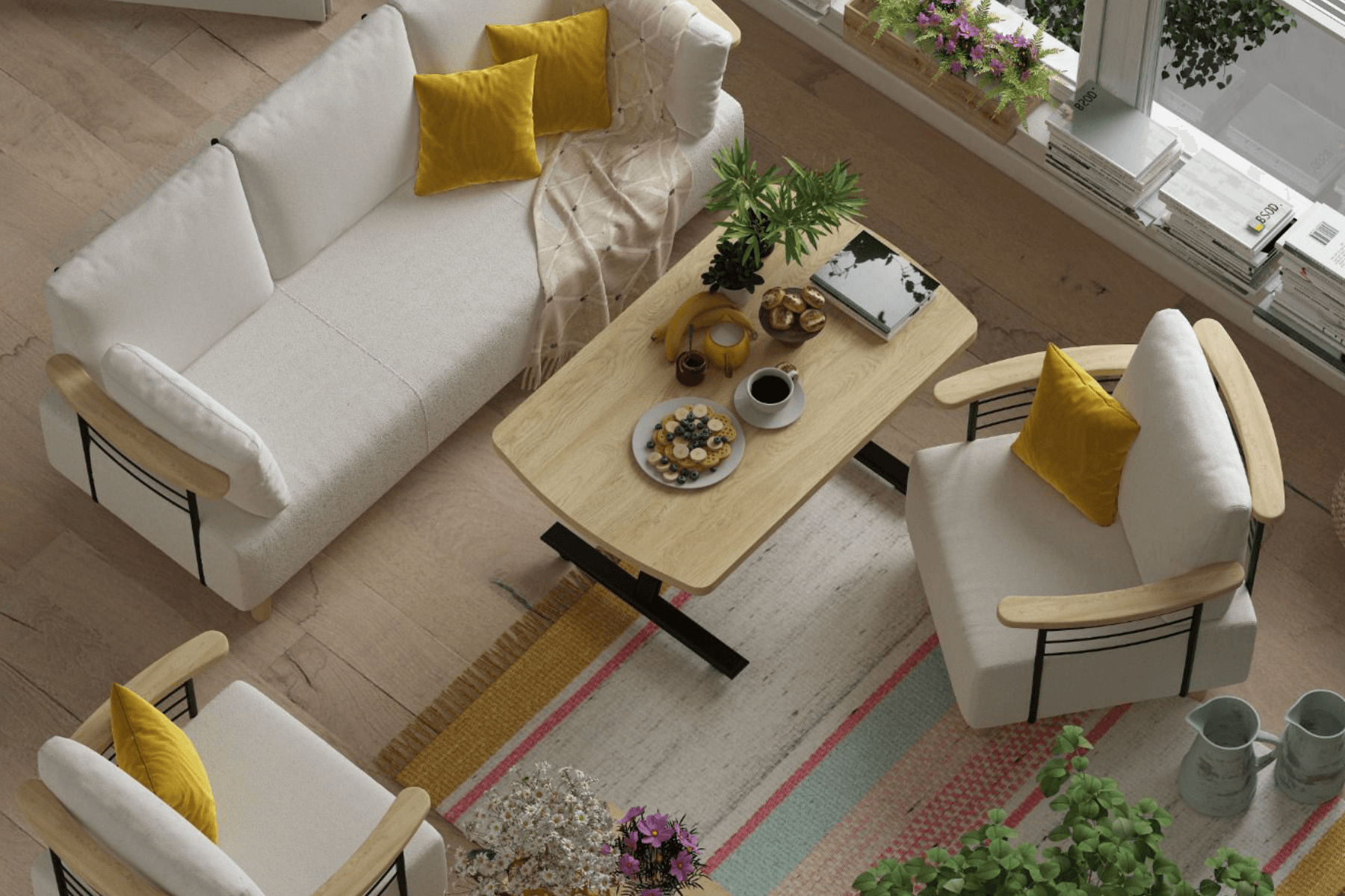 Serdivan Balkon Oturma Grubu (3-1-1-S)