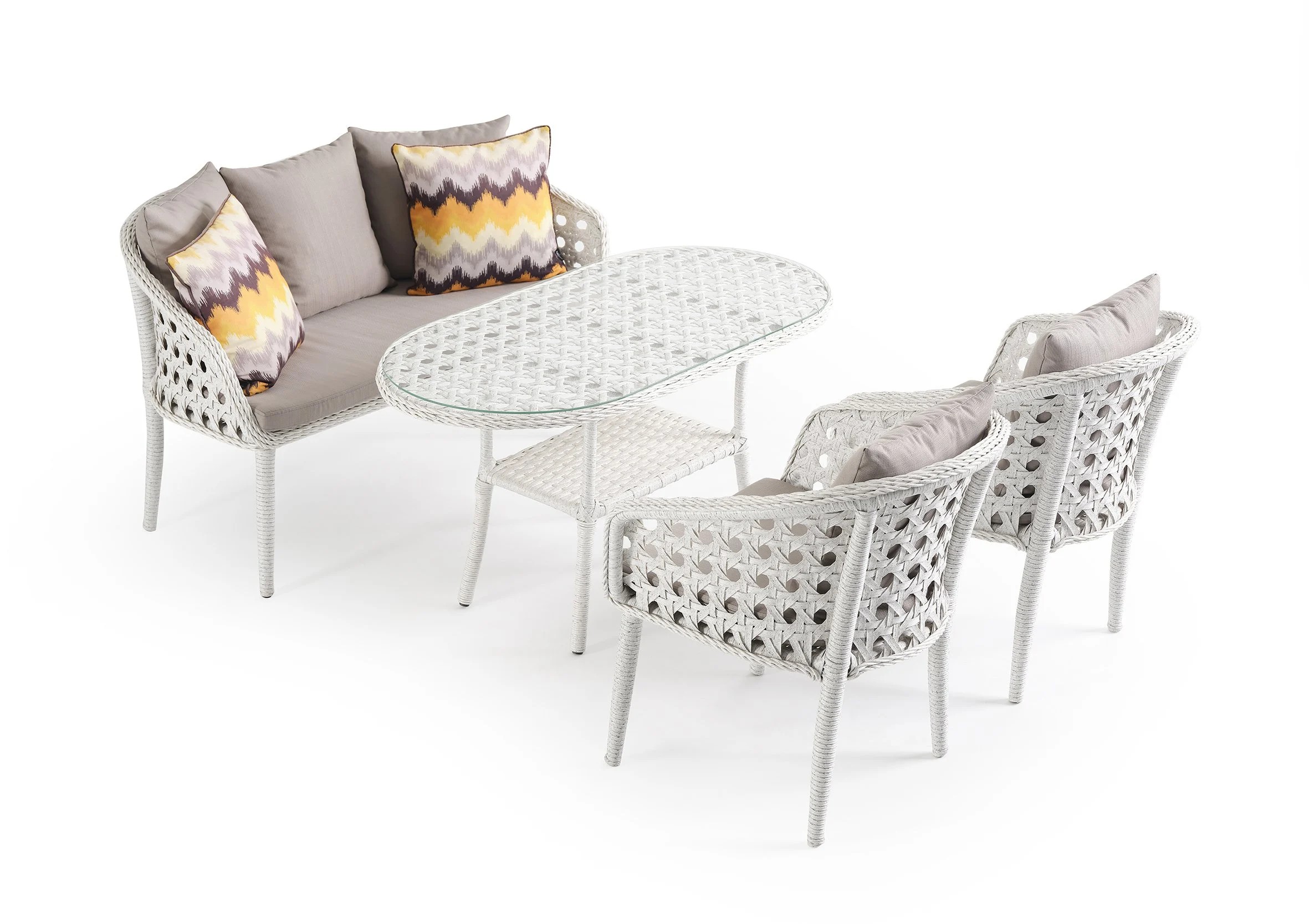 Great Rattan Bahçe Oturma Grubu (2-1-1-S)