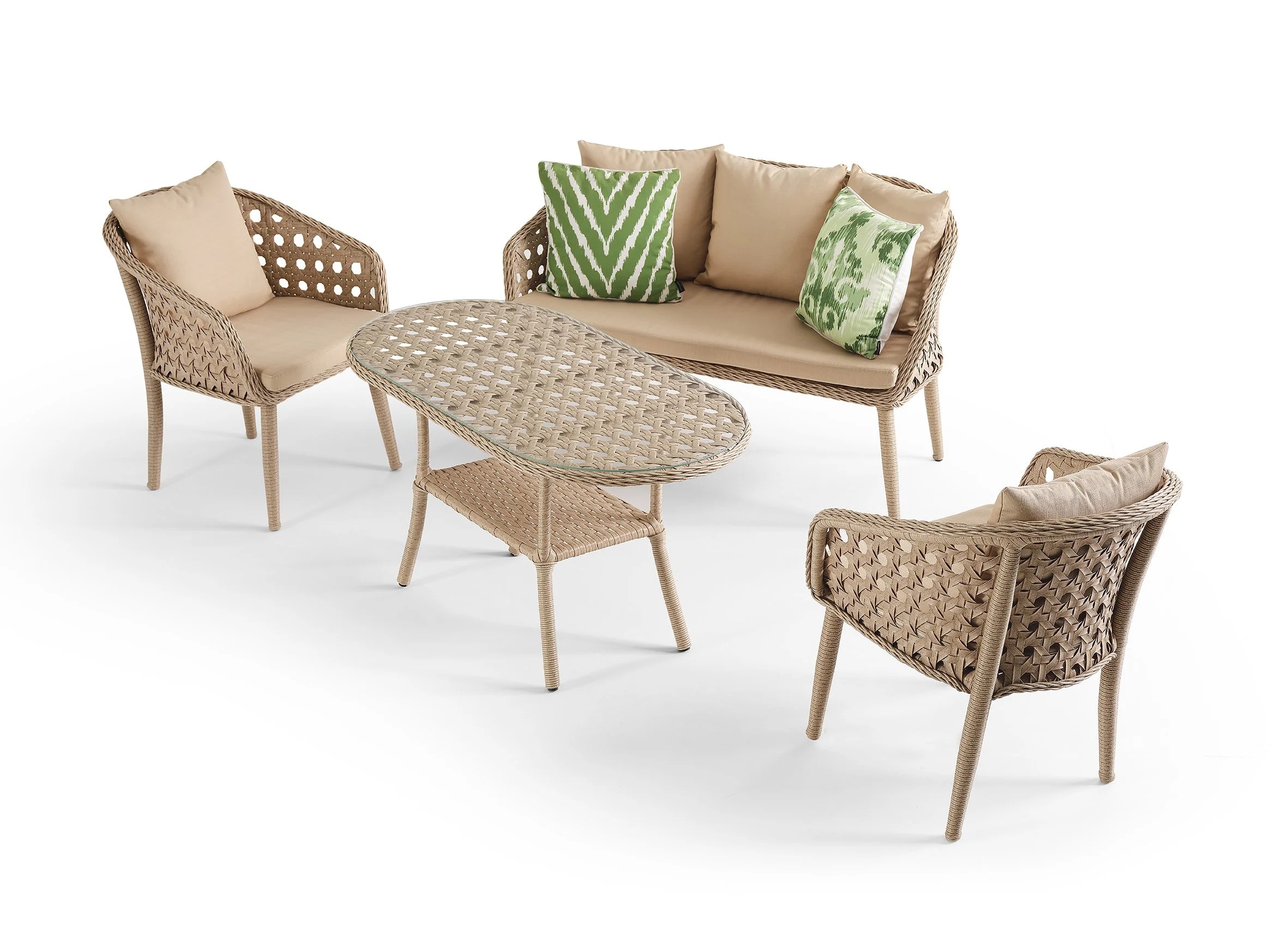 Great Rattan Bahçe Oturma Grubu (2-1-1-S)