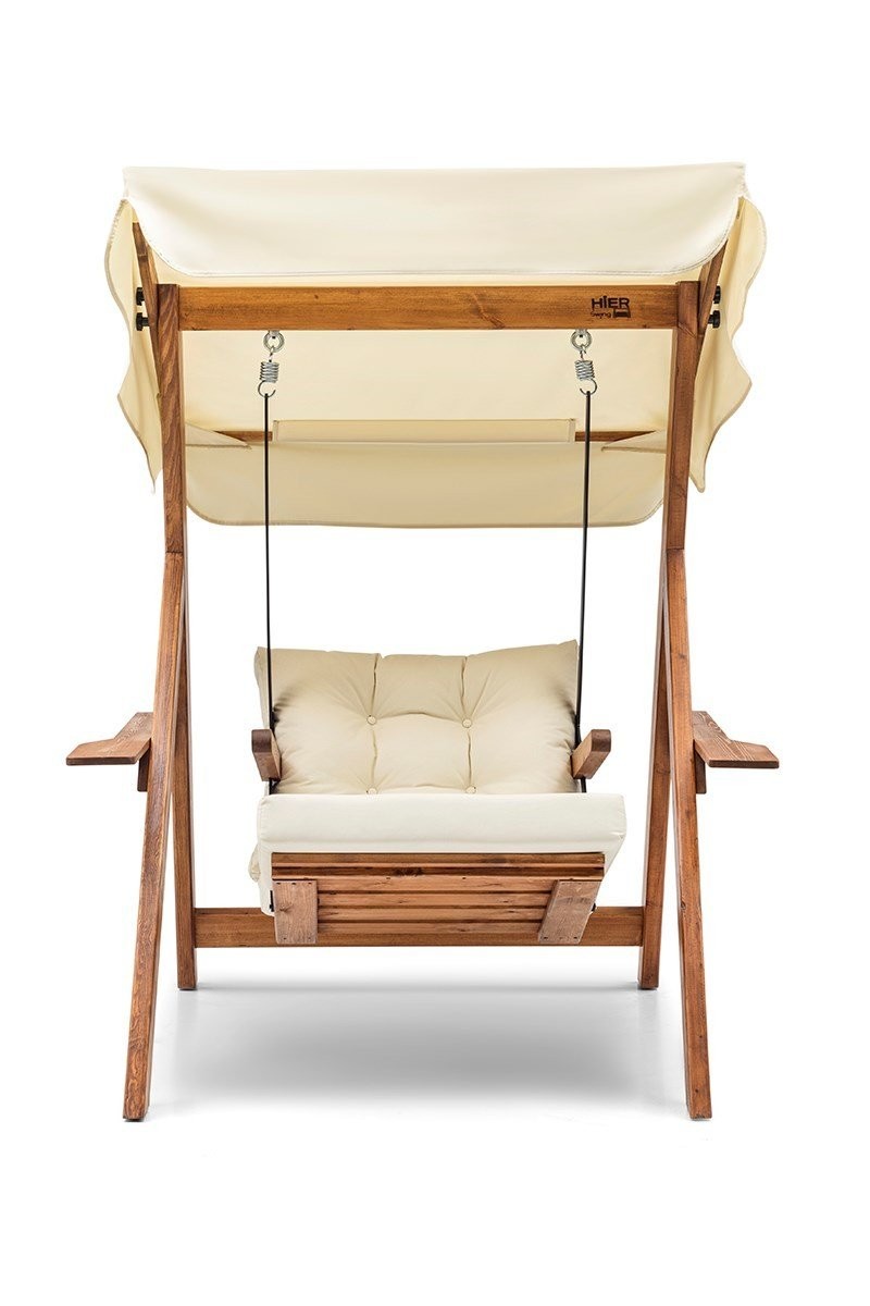 Swing Bir Kişilik Ahşap Salıncak