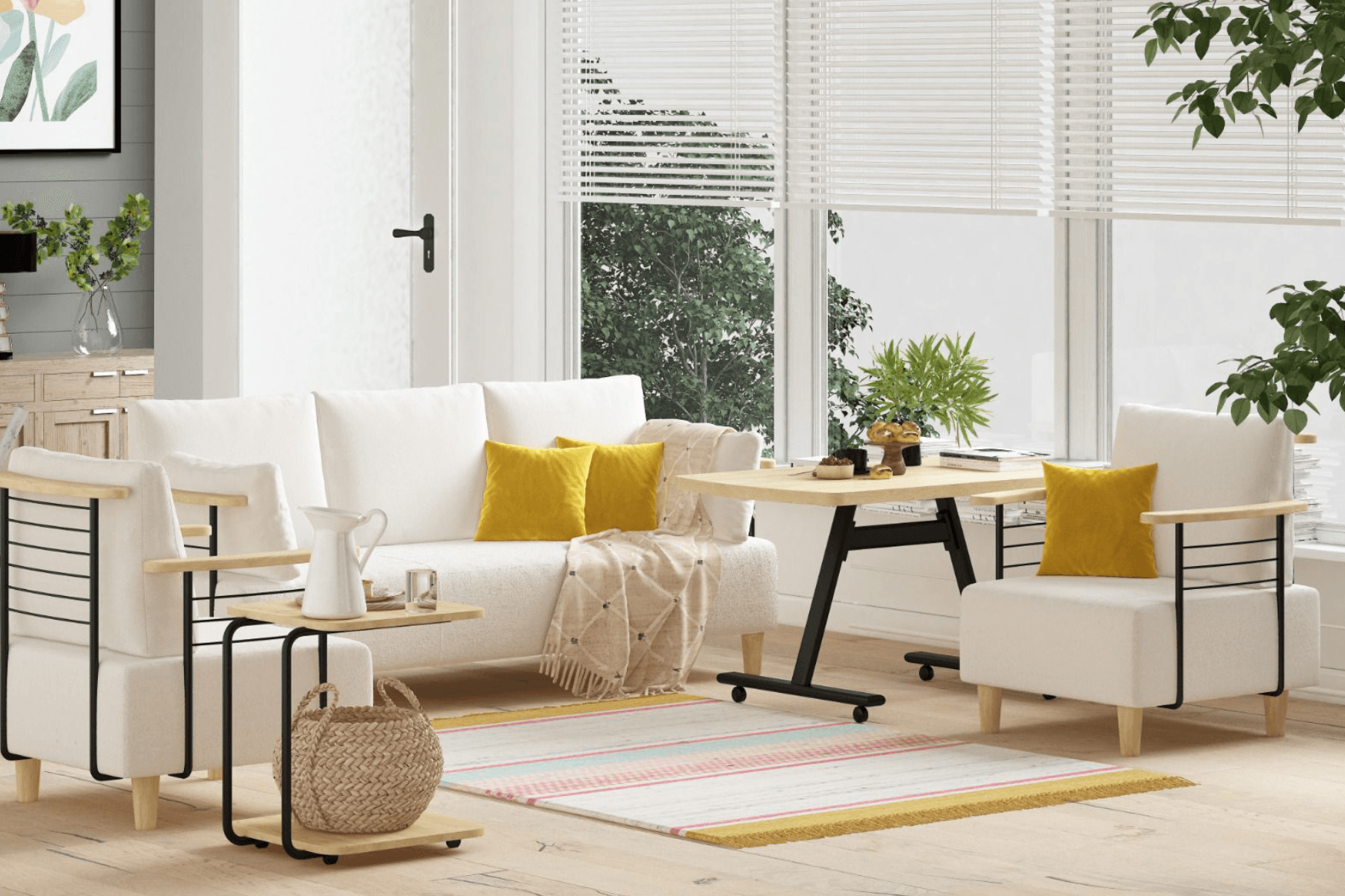 Serdivan Balkon Oturma Grubu (3-1-1-S)