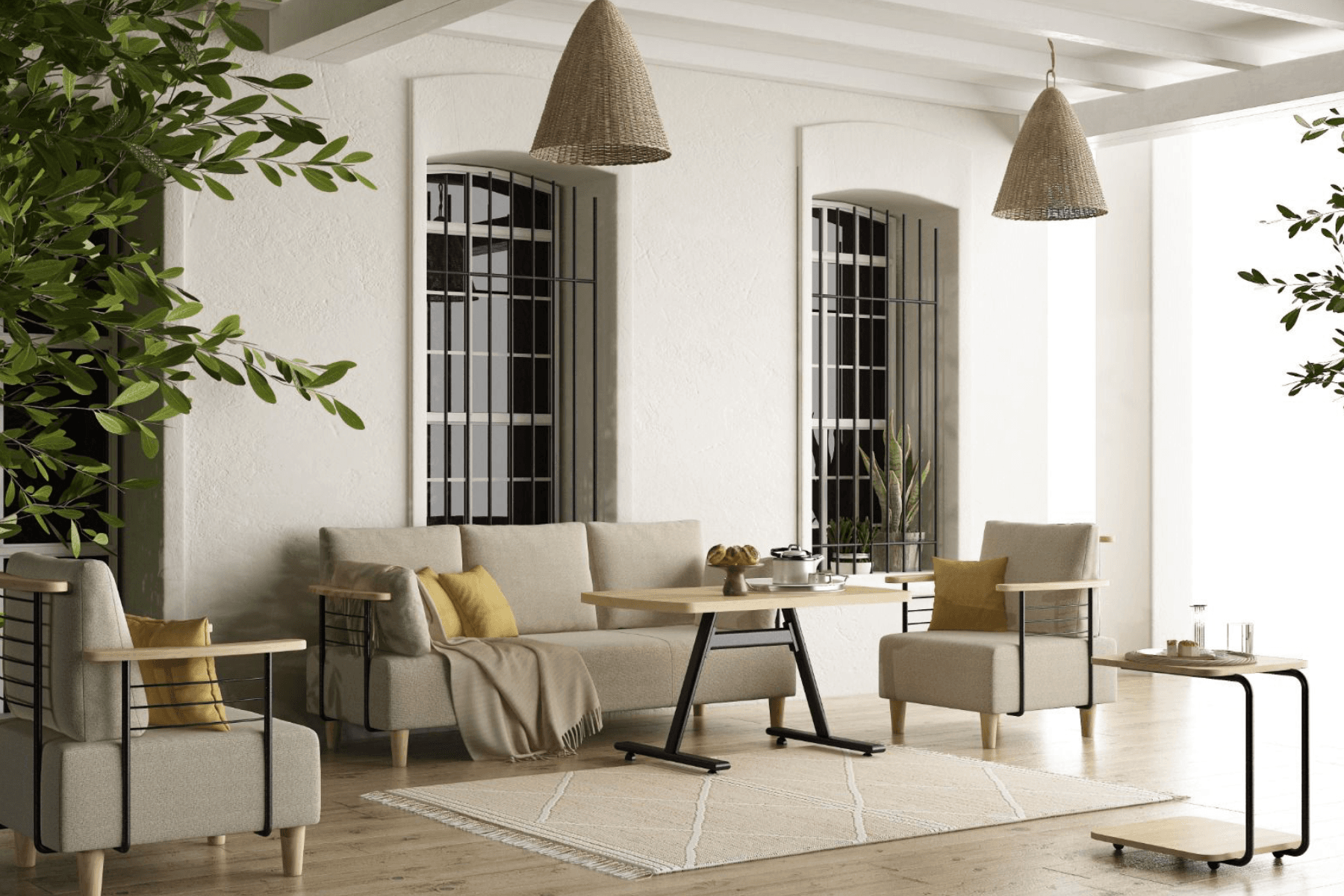 Serdivan Balkon Oturma Grubu (3-1-1-S)