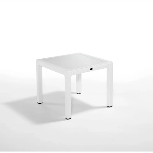Classi Rattan Masa 90x90 Camlı