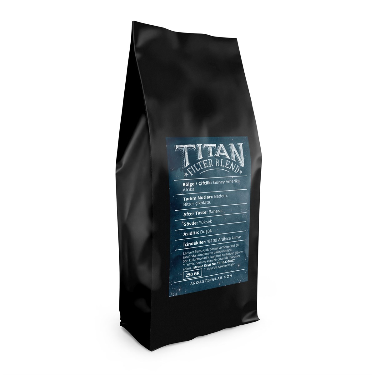 A Roasting Lab Titan Filter Blend 250 Gr Öğütülmüş Filtre Kahve