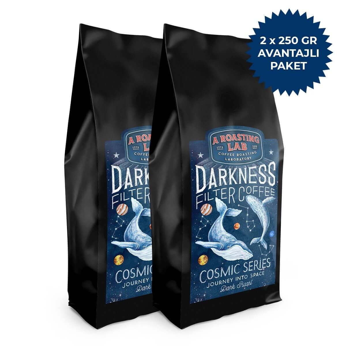 A Roasting Lab Darkness Filter Blend 2x250 Gr Çekirdek Filtre Kahve