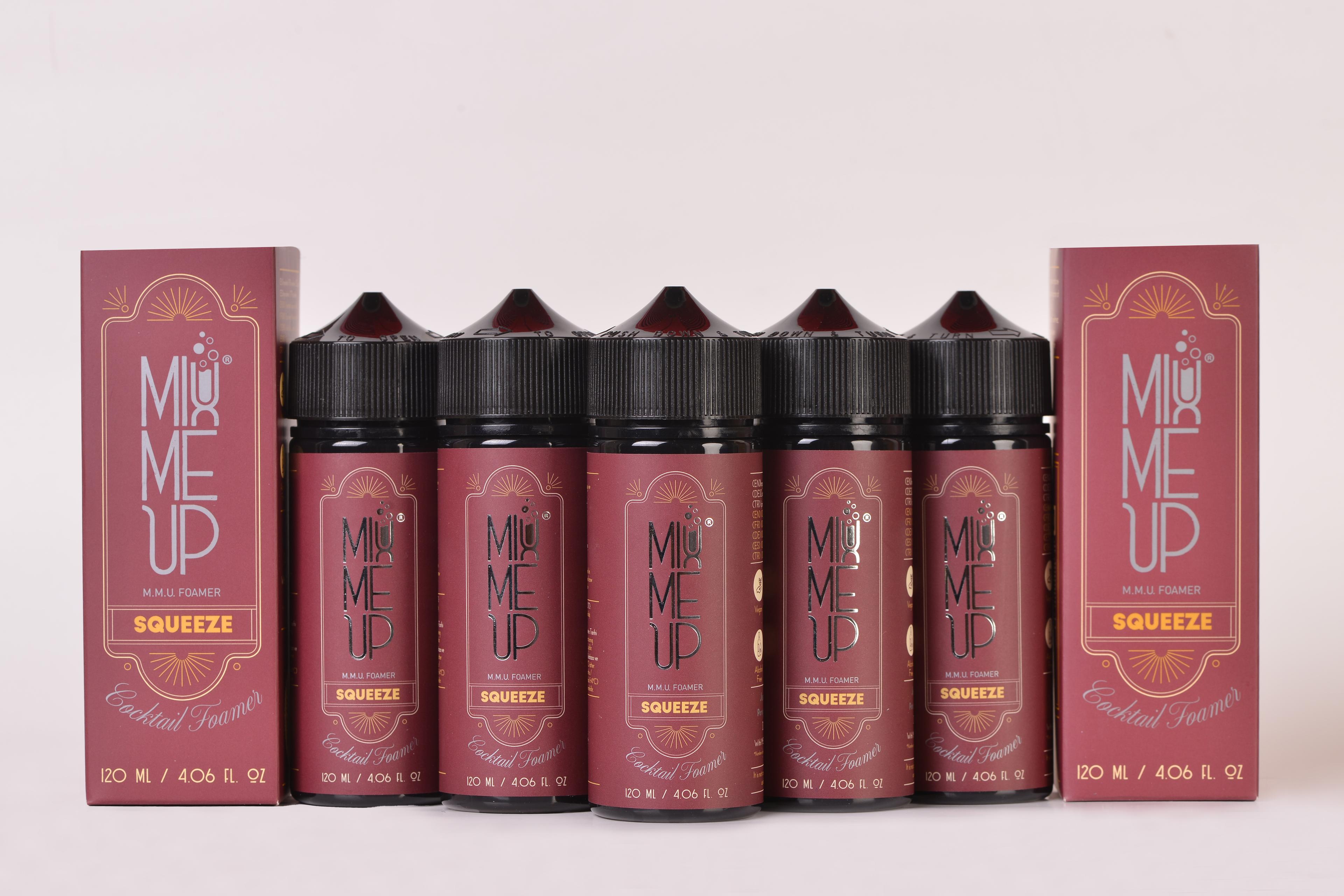 Kokteyl Köpürtücü - Squeeze Foamer 120 ML - 5 Adet