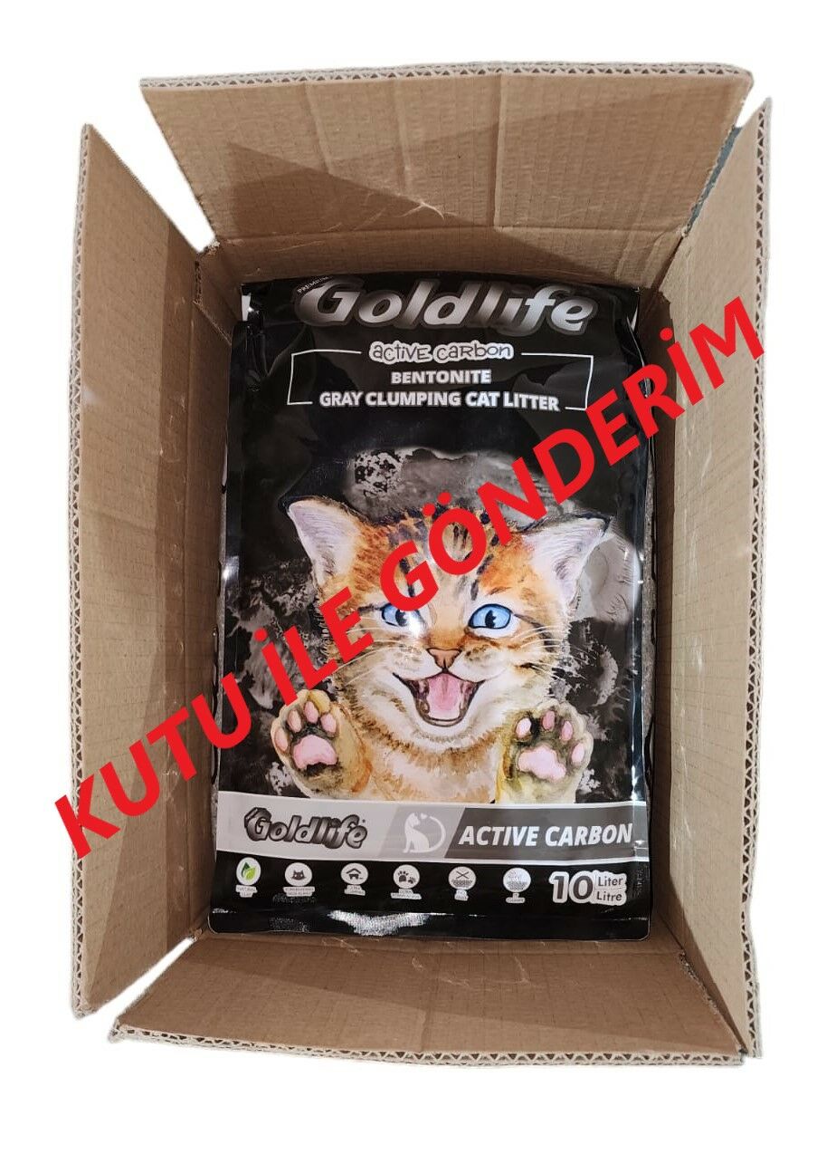 Goldlife Premium Active Carbon Kedi Kumu 10 Lt * 2 ADET