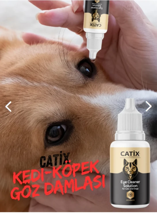 CATİX Eye Cleaner Solution (Kedi Ve Köpek Göz Damlası) 50 ml