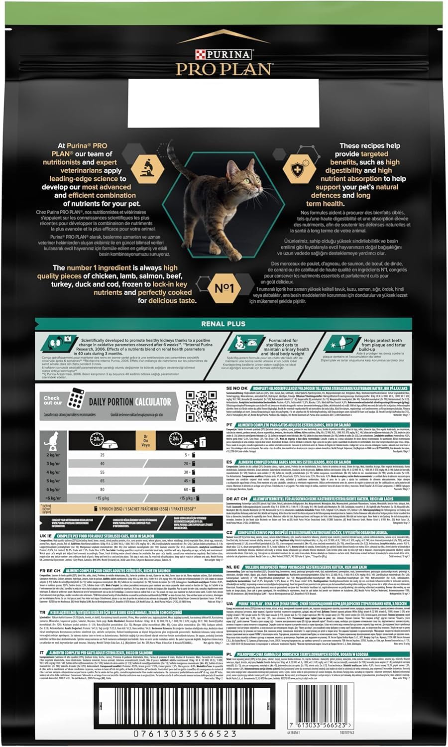 Pro Plan Sterilised Kisirlaştirilmiş Kediler Için Somonlu Kedi Mamasi 10 Kg