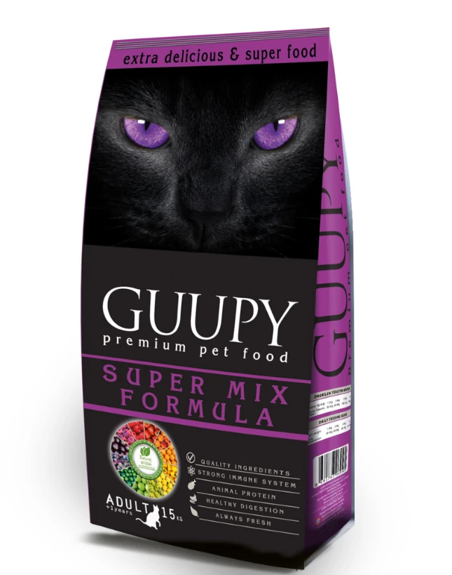 Guupy Mix Karışık 15 kg Yetişkin Kedi Maması