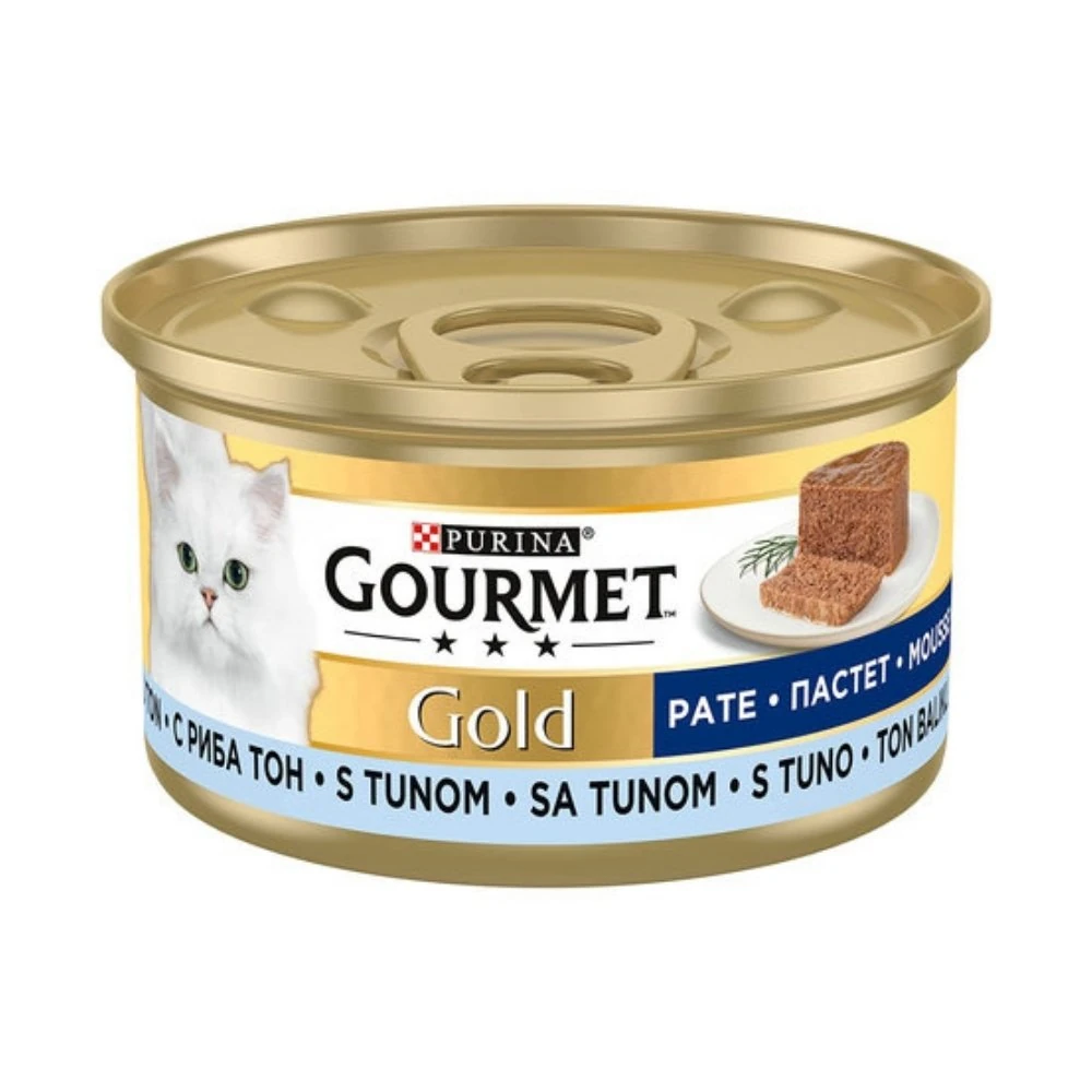 Gourmet Gold Kıyılmış Ton Balıklı 85 gr Yetişkin Konserve Kedi Maması