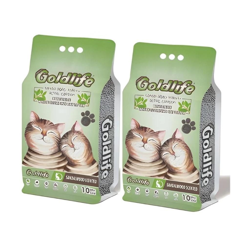 Goldlife Actıve Carbon Sandal Ağacı Kokulu Kedi Kumu 10 Lt X 2